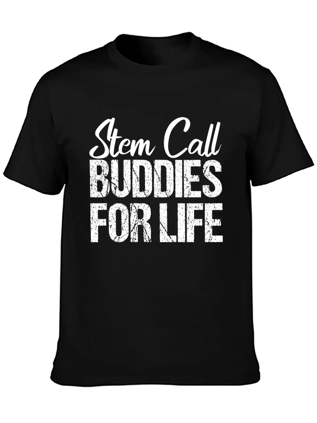 Stem Cell Stem Cell Buddies For Life Stylish Everyday T-Shirt – Unisex Basic Cotton Tee