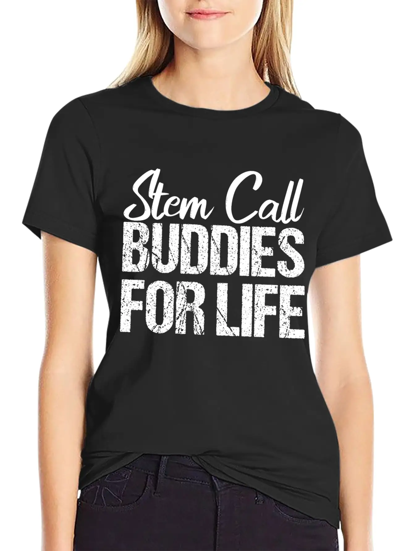 Stem Cell Stem Cell Buddies For Life Stylish Everyday T-Shirt – Unisex Basic Cotton Tee