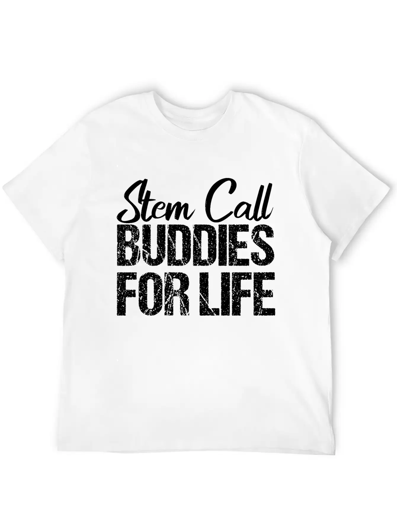 Stem Cell Stem Cell Buddies For Life Stylish Everyday T-Shirt – Unisex Basic Cotton Tee