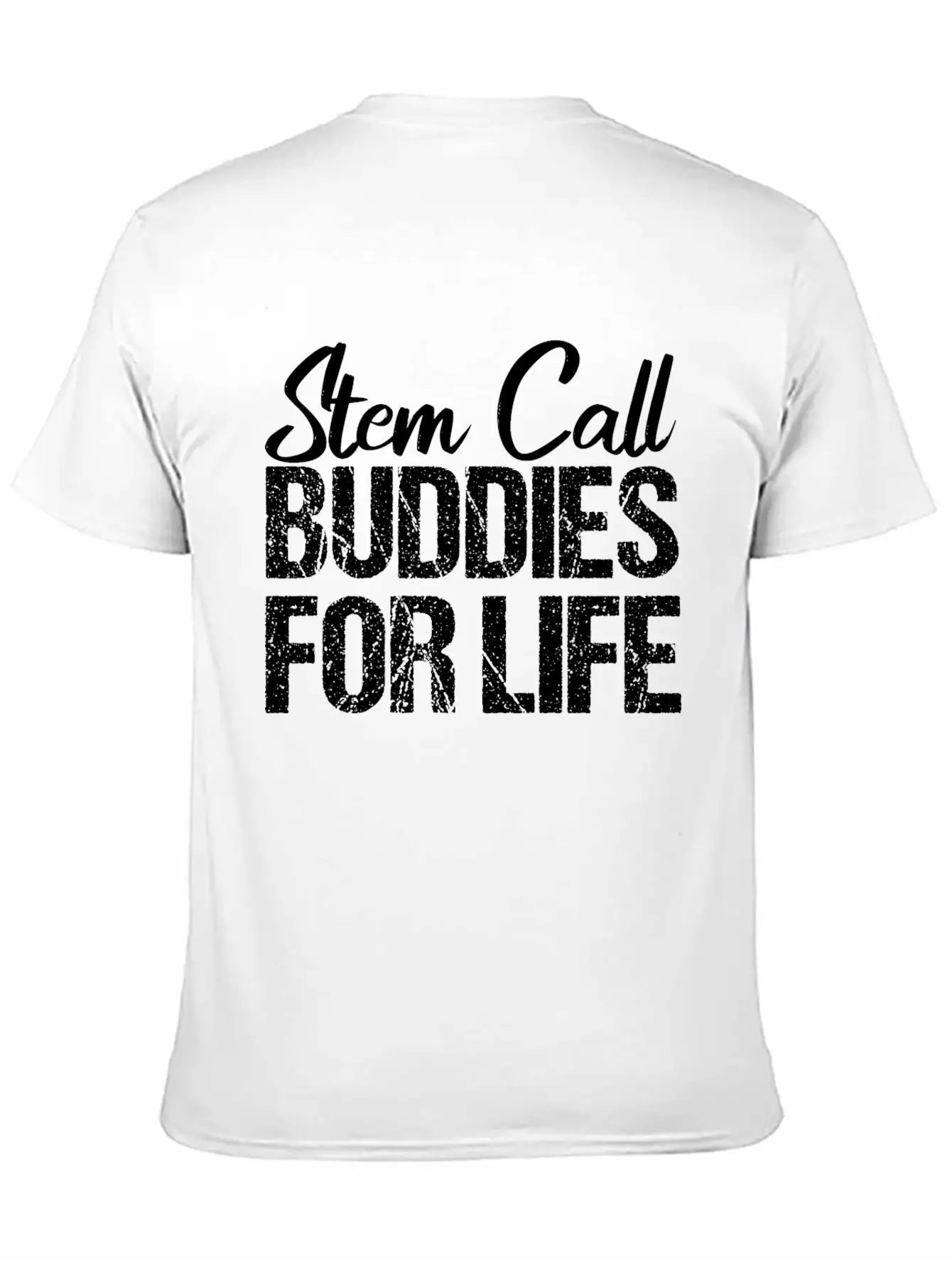 Stem Cell Stem Cell Buddies For Life Stylish Everyday T-Shirt – Unisex Basic Cotton Tee