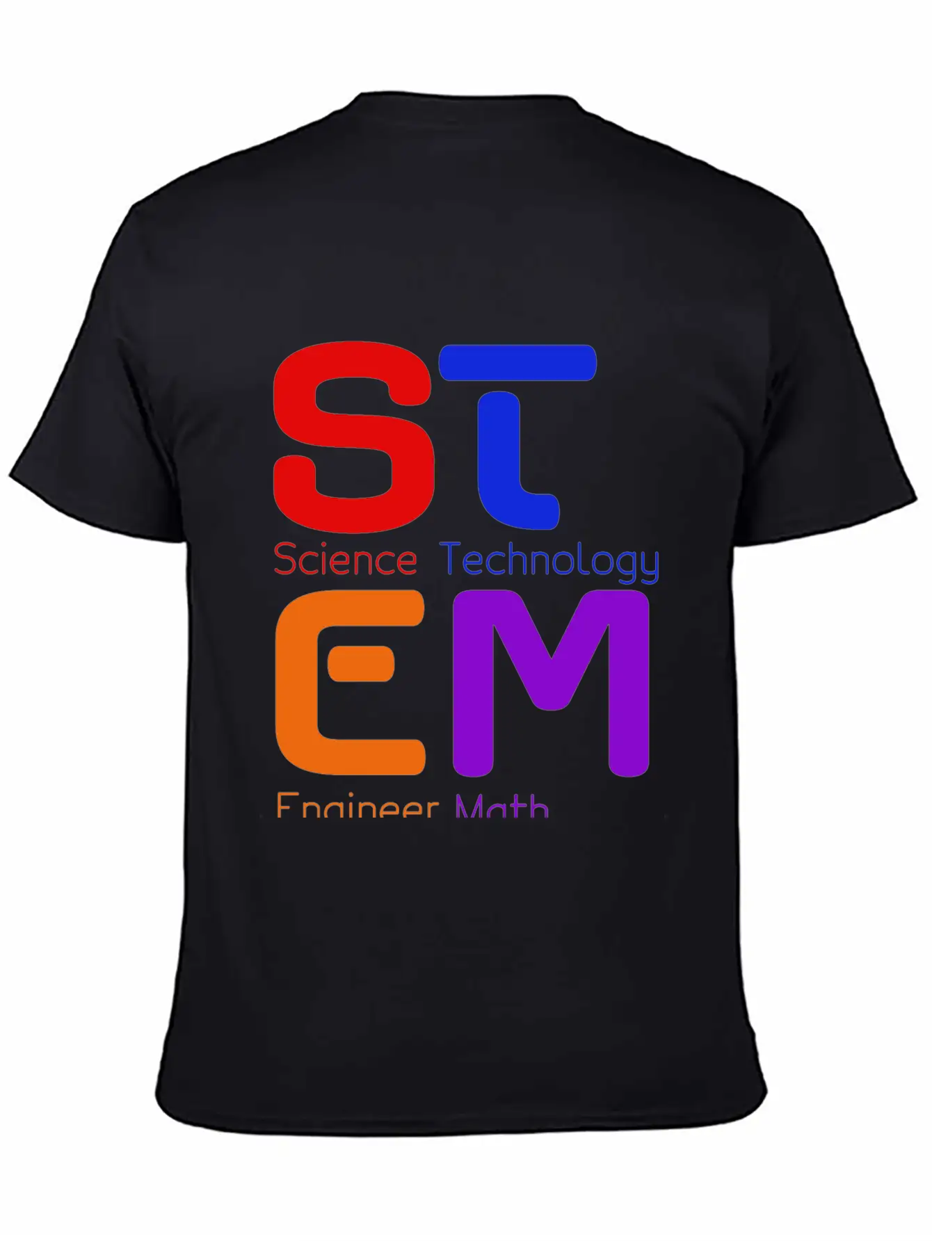 STEM Logo Basic Graphic T-Shirt – Daily Comfort In Soft Cotton