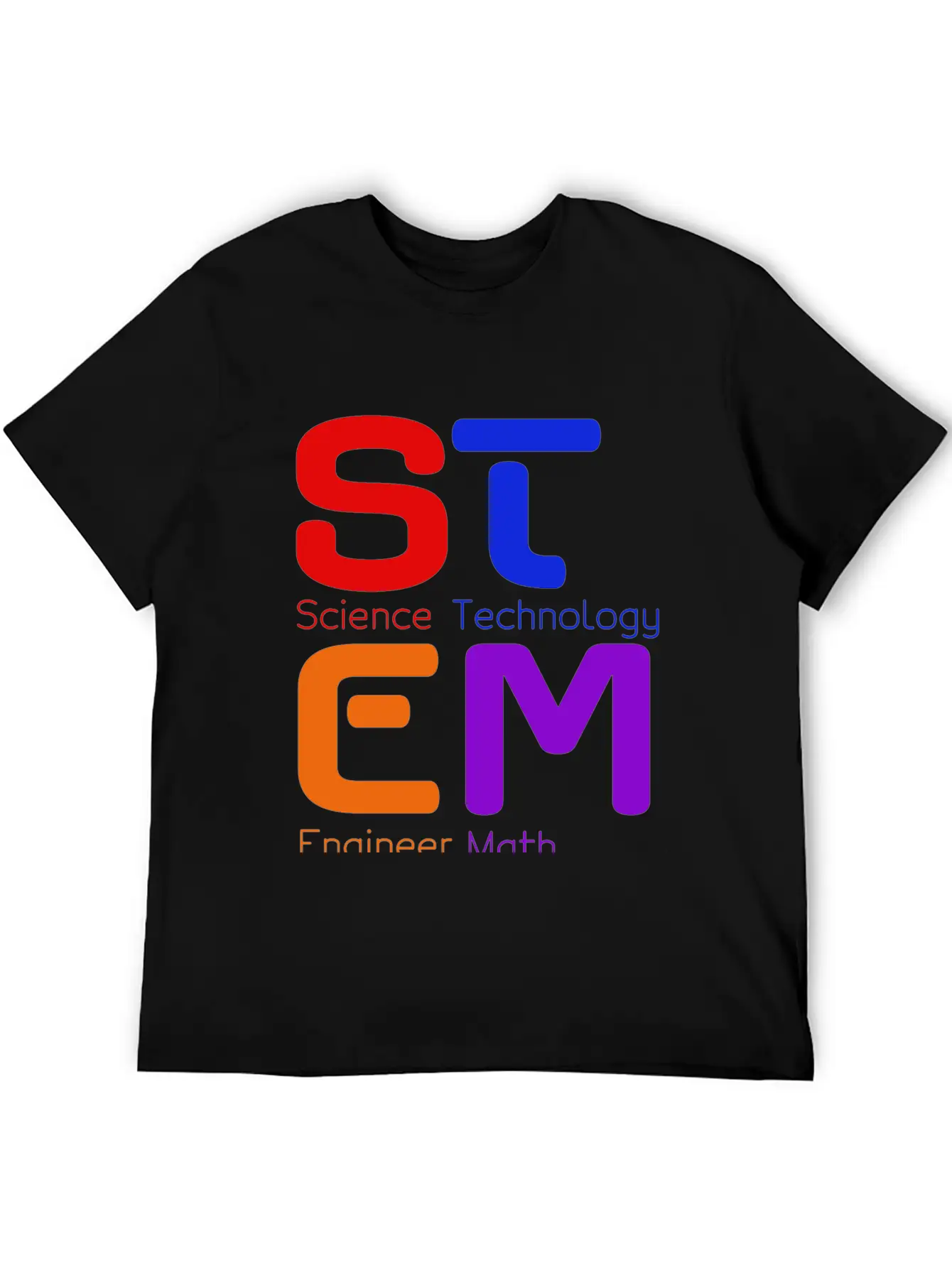 STEM Logo Basic Graphic T-Shirt – Daily Comfort In Soft Cotton