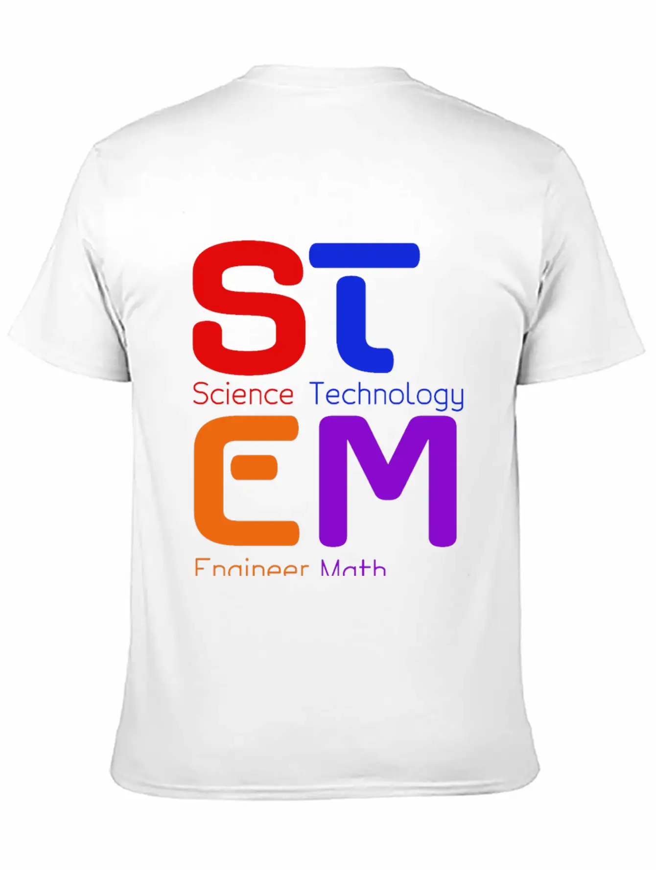 STEM Logo Basic Graphic T-Shirt – Daily Comfort In Soft Cotton