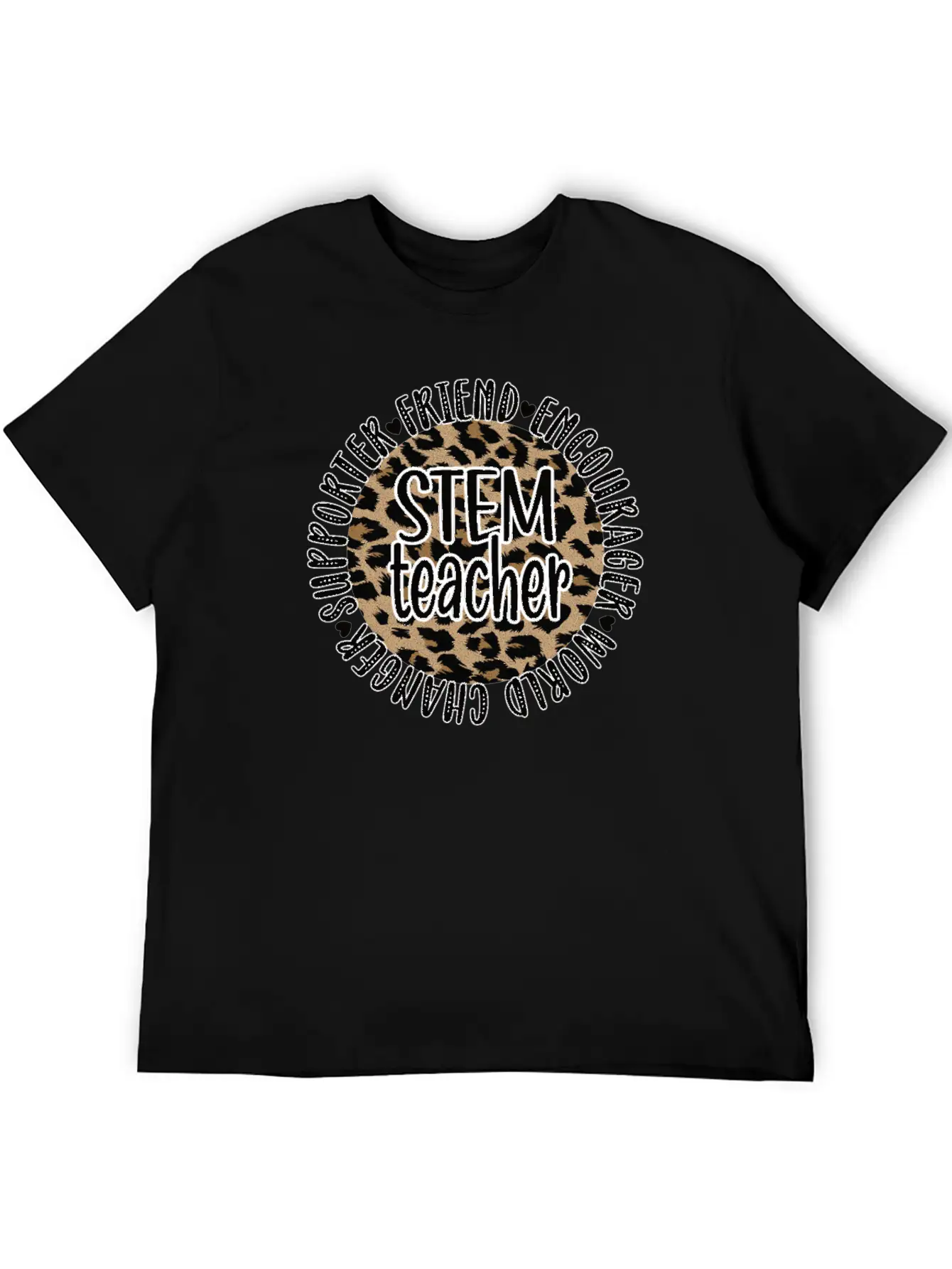 STEM Teacher Science Technology Engineering Math Unisex Short Sleeve Soft Cotton T-Shirt – Casual Everyday Wear
