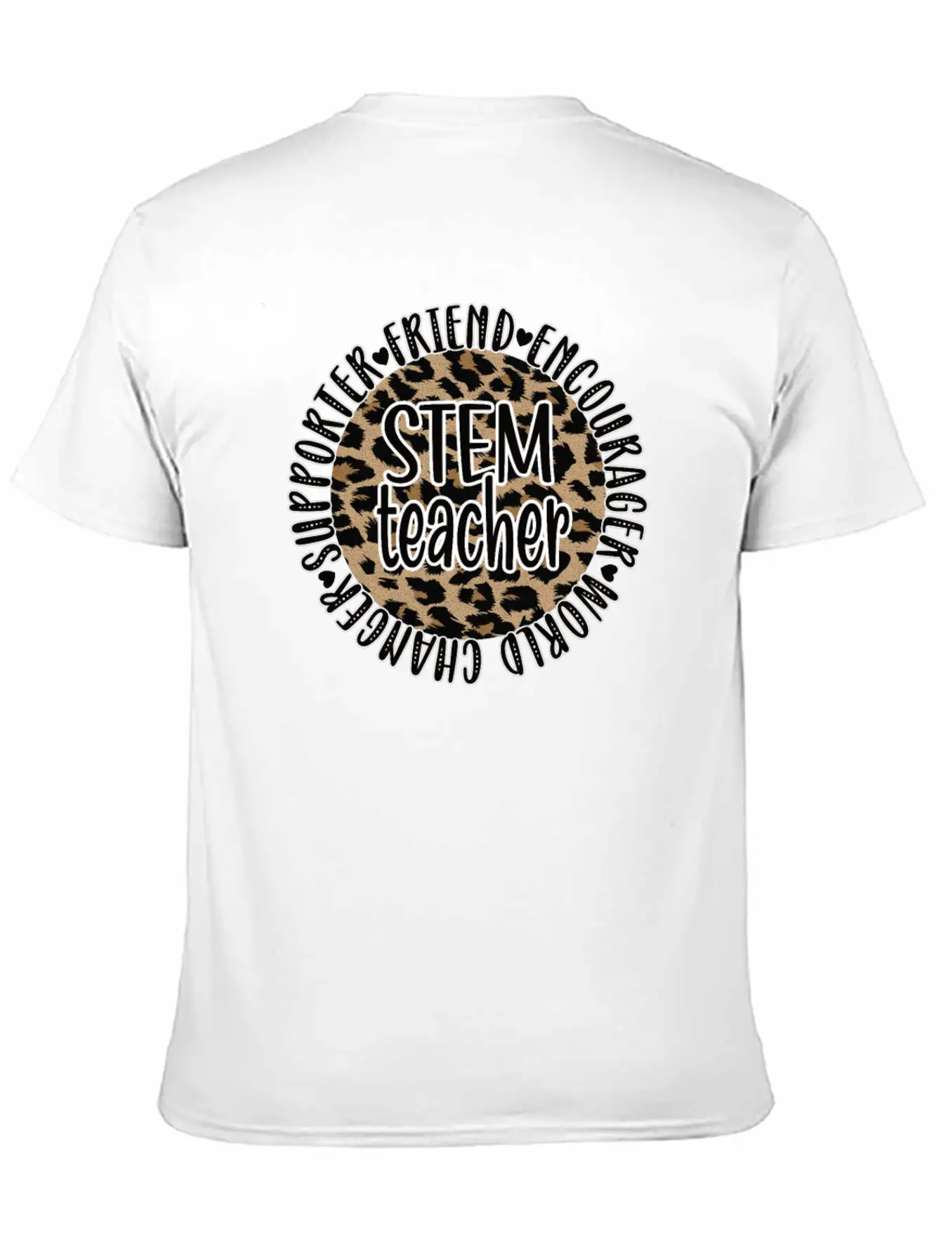 STEM Teacher Science Technology Engineering Math Unisex Short Sleeve Soft Cotton T-Shirt – Casual Everyday Wear