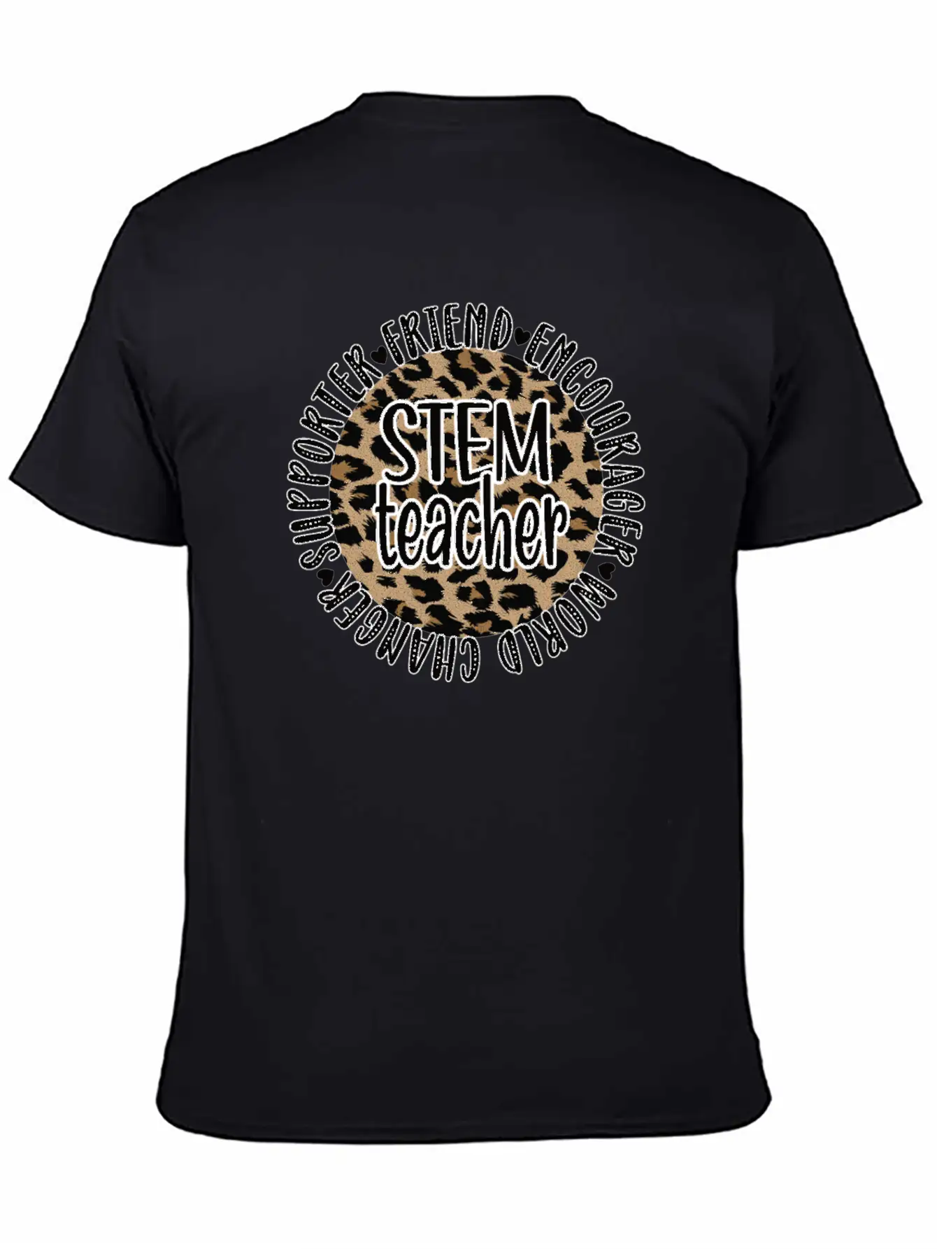 STEM Teacher Science Technology Engineering Math Unisex Short Sleeve Soft Cotton T-Shirt – Casual Everyday Wear