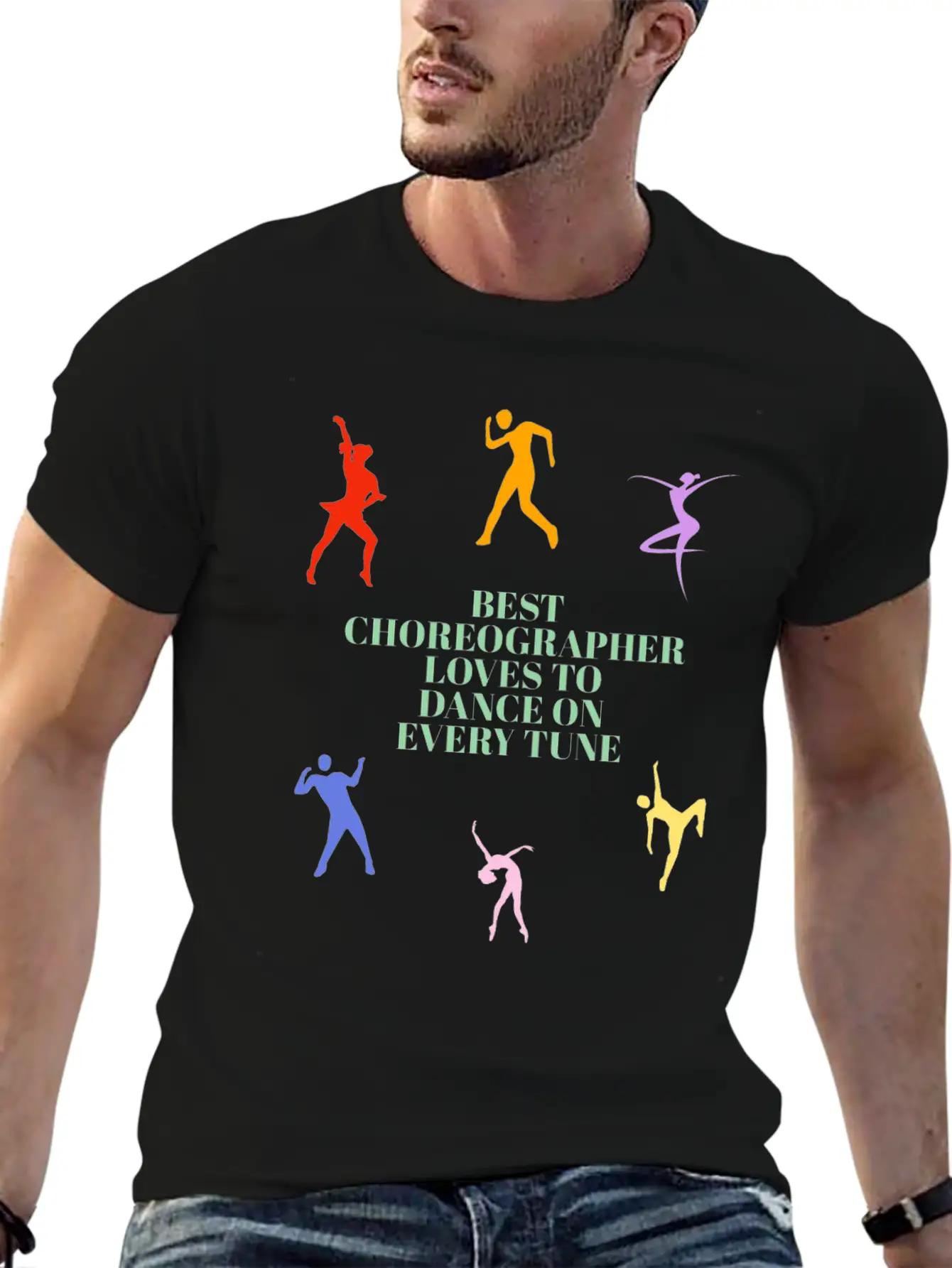 Steps On Beats! Comfortable Minimalist Graphic Tee – Summer Style Essential