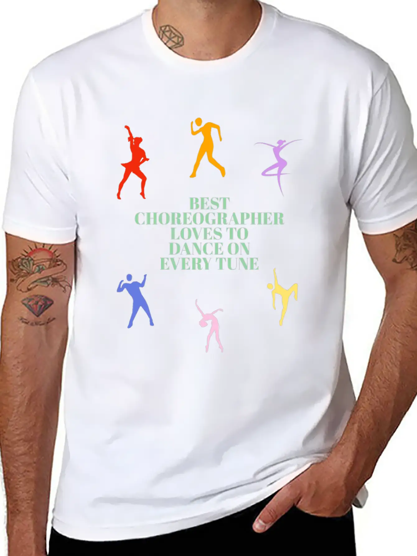 Steps On Beats! Comfortable Minimalist Graphic Tee – Summer Style Essential