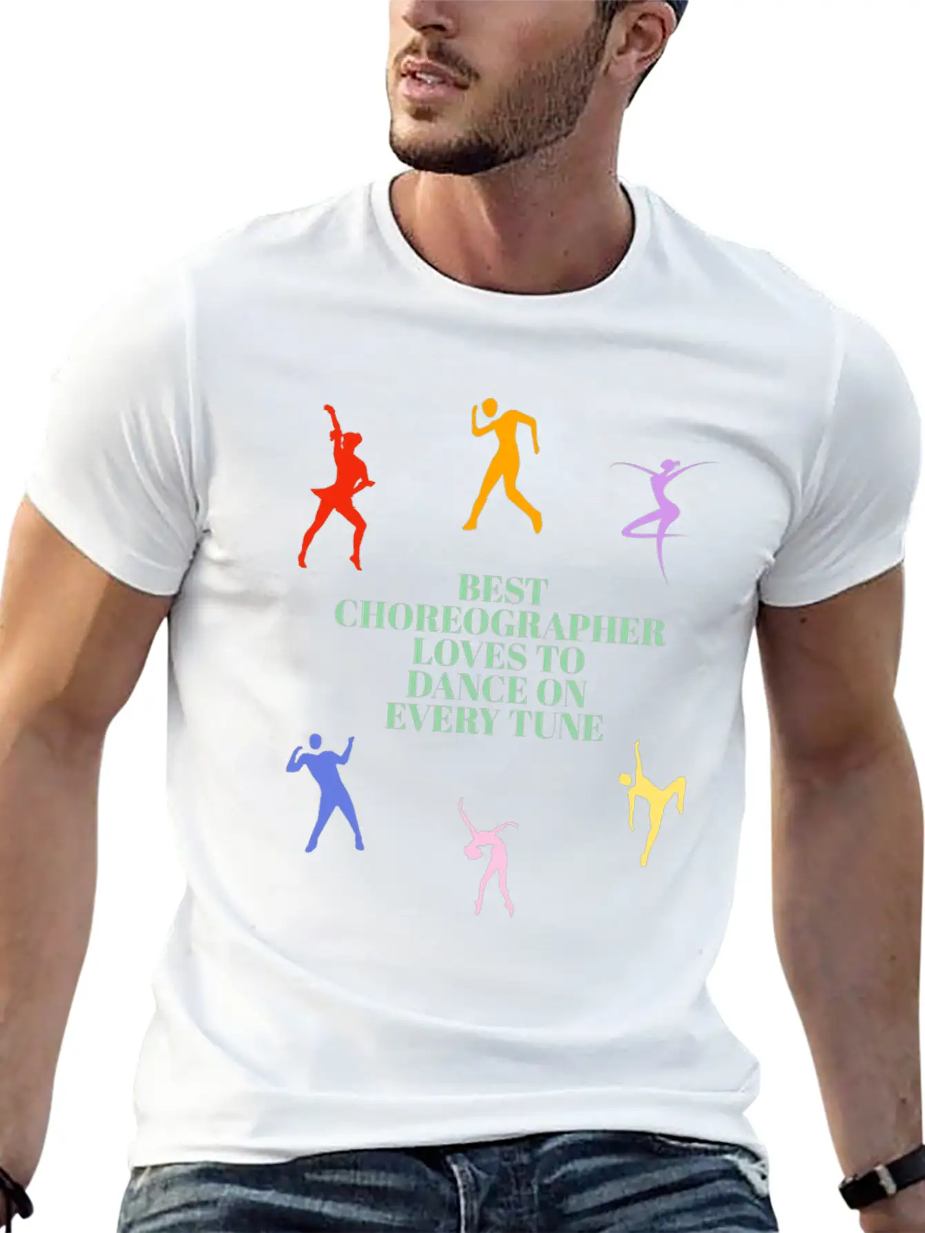 Steps On Beats! Comfortable Minimalist Graphic Tee – Summer Style Essential
