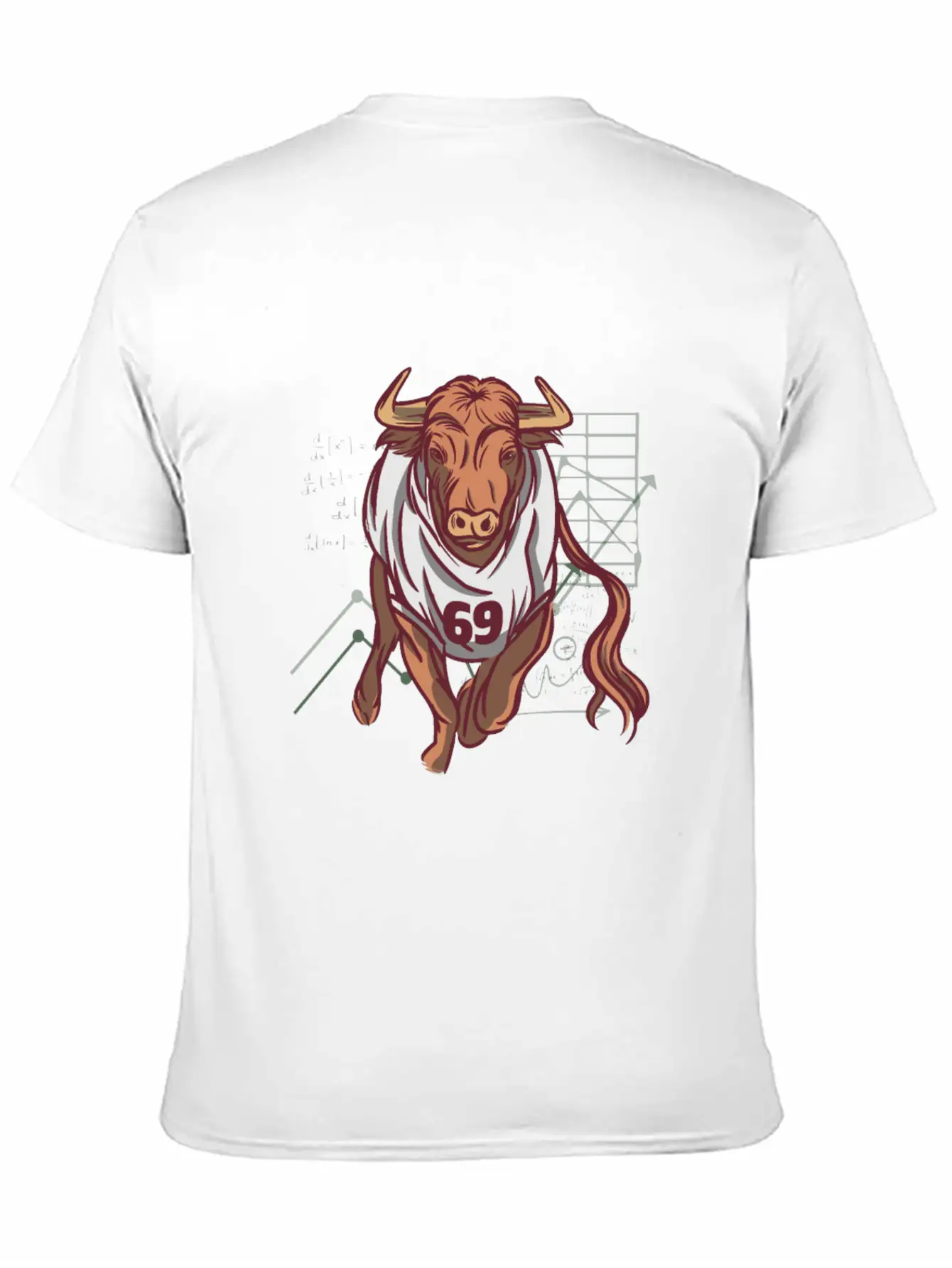 Stock Market Bull Running With 69 Shirt Essential Unisex Summer Tee – Soft Cotton Casual Fit