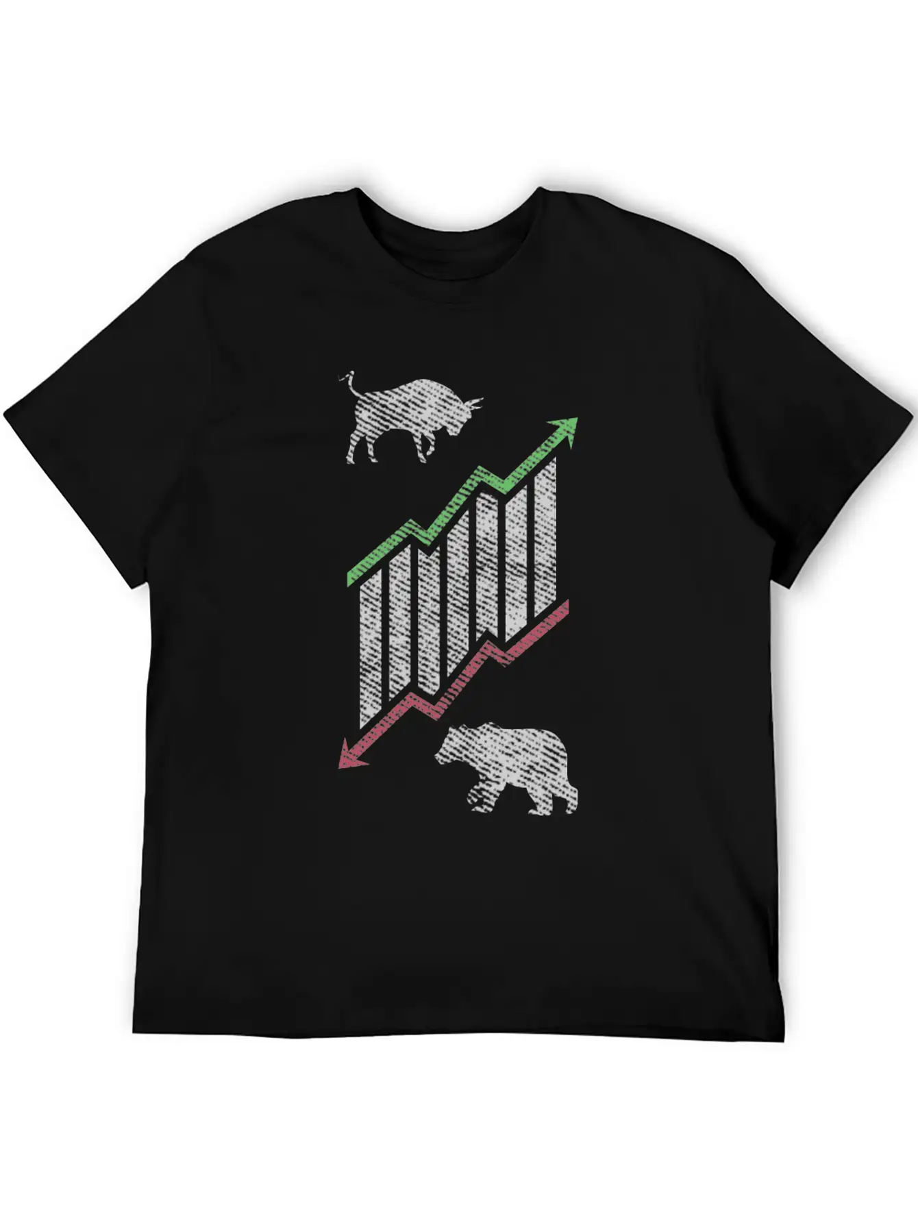 Stock Market Bulls And Bears Market Gift Essential Unisex Summer Tee – Soft Cotton Casual Fit