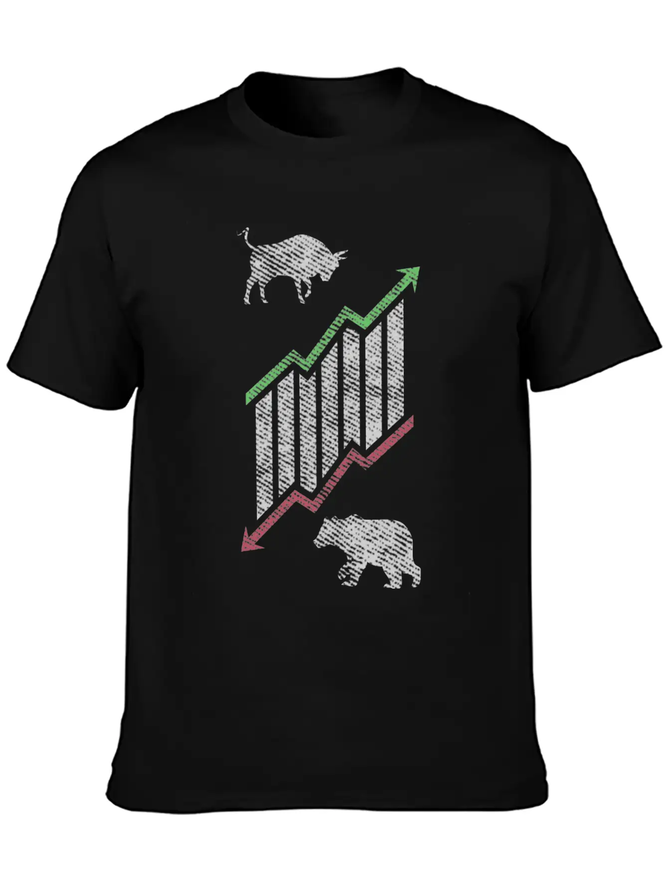 Stock Market Bulls And Bears Market Gift Essential Unisex Summer Tee – Soft Cotton Casual Fit