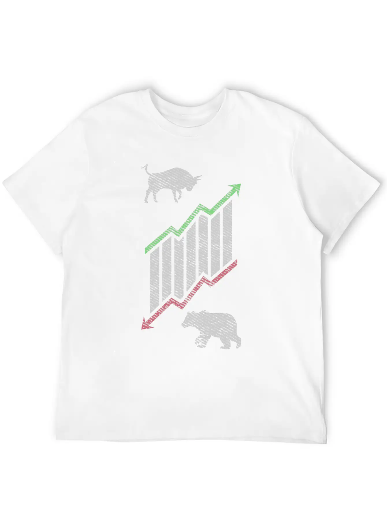 Stock Market Bulls And Bears Market Gift Essential Unisex Summer Tee – Soft Cotton Casual Fit