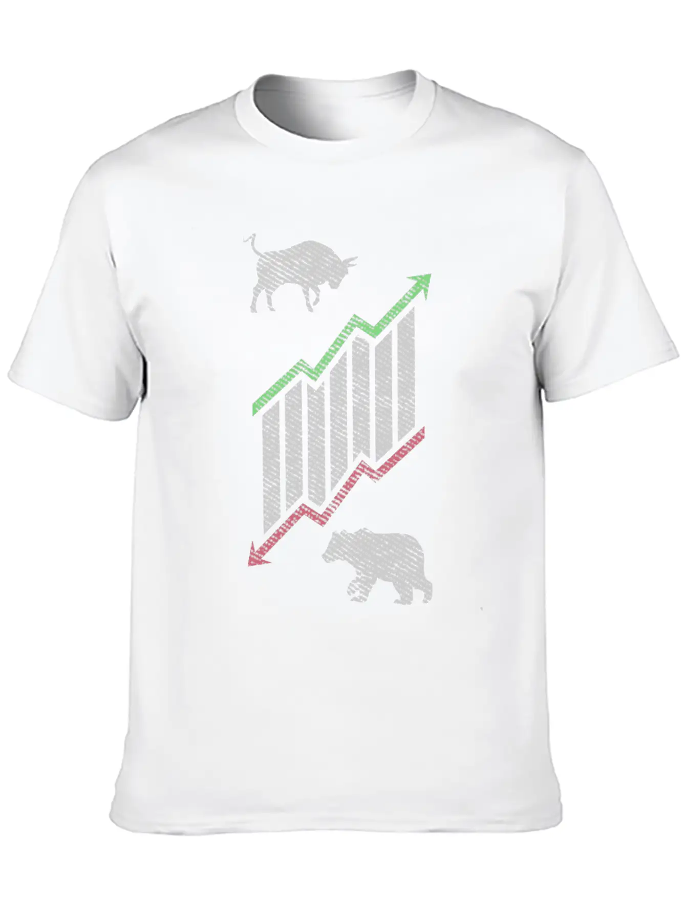 Stock Market Bulls And Bears Market Gift Essential Unisex Summer Tee – Soft Cotton Casual Fit