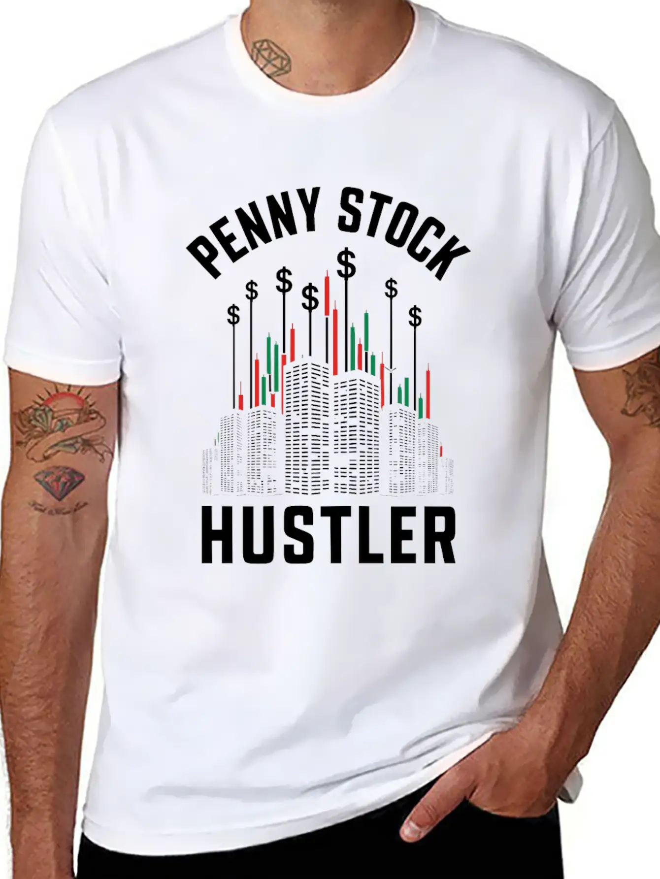 Stock Market Trader Forex Trader Investor Trading Unisex Short Sleeve Soft Cotton T-Shirt – Casual Everyday Wear