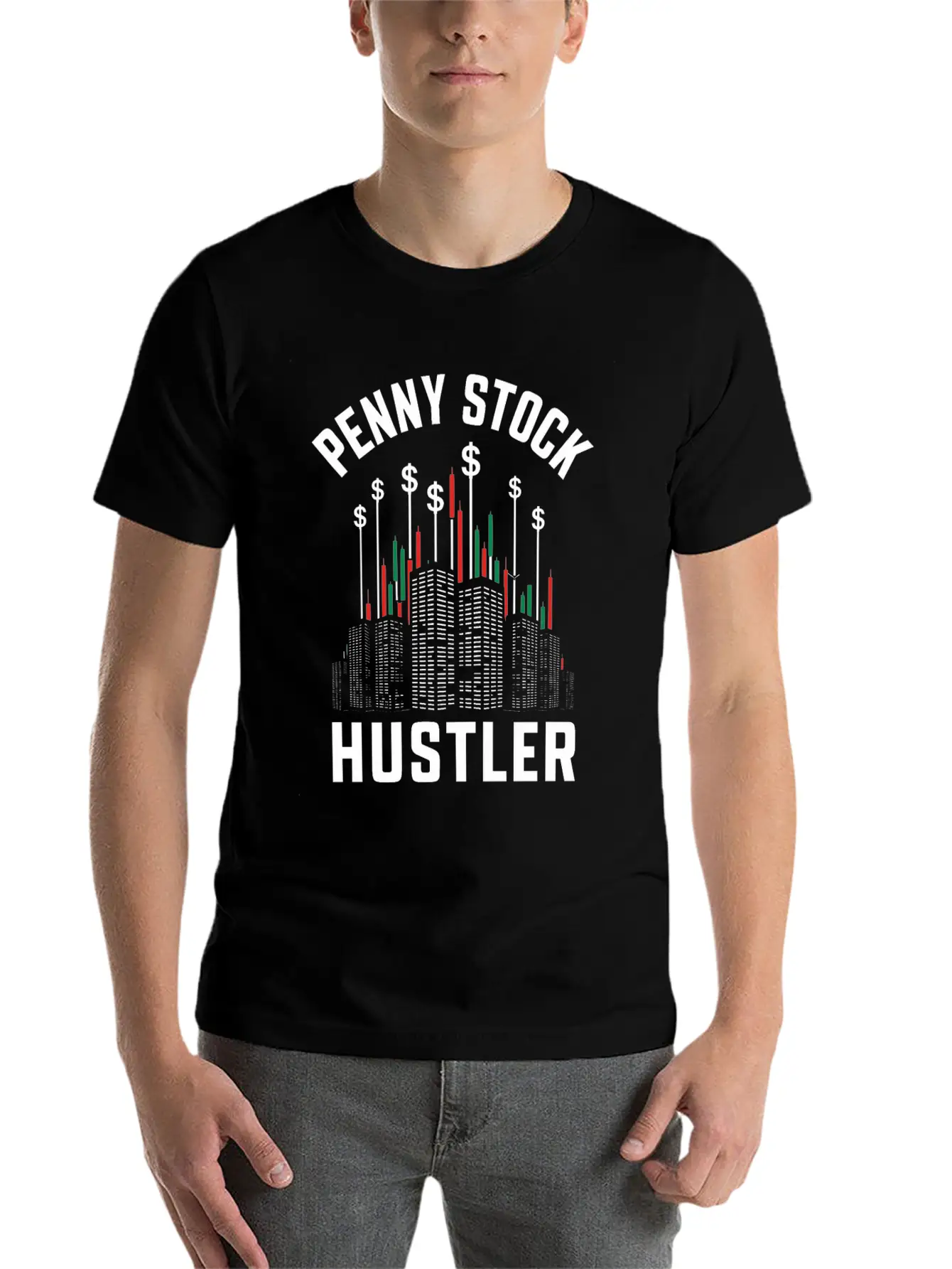 Stock Market Trader Forex Trader Investor Trading Unisex Short Sleeve Soft Cotton T-Shirt – Casual Everyday Wear