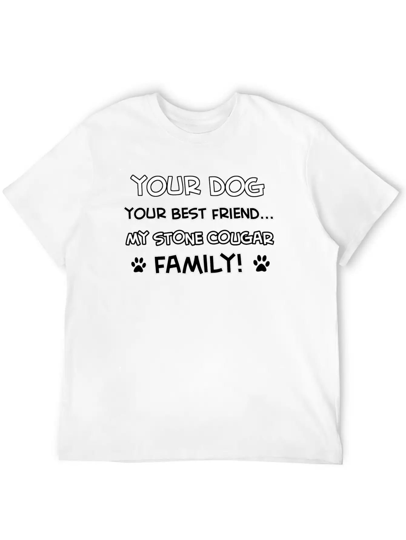 STONE COUGAR Comfortable Minimalist Graphic Tee – Summer Style Essential
