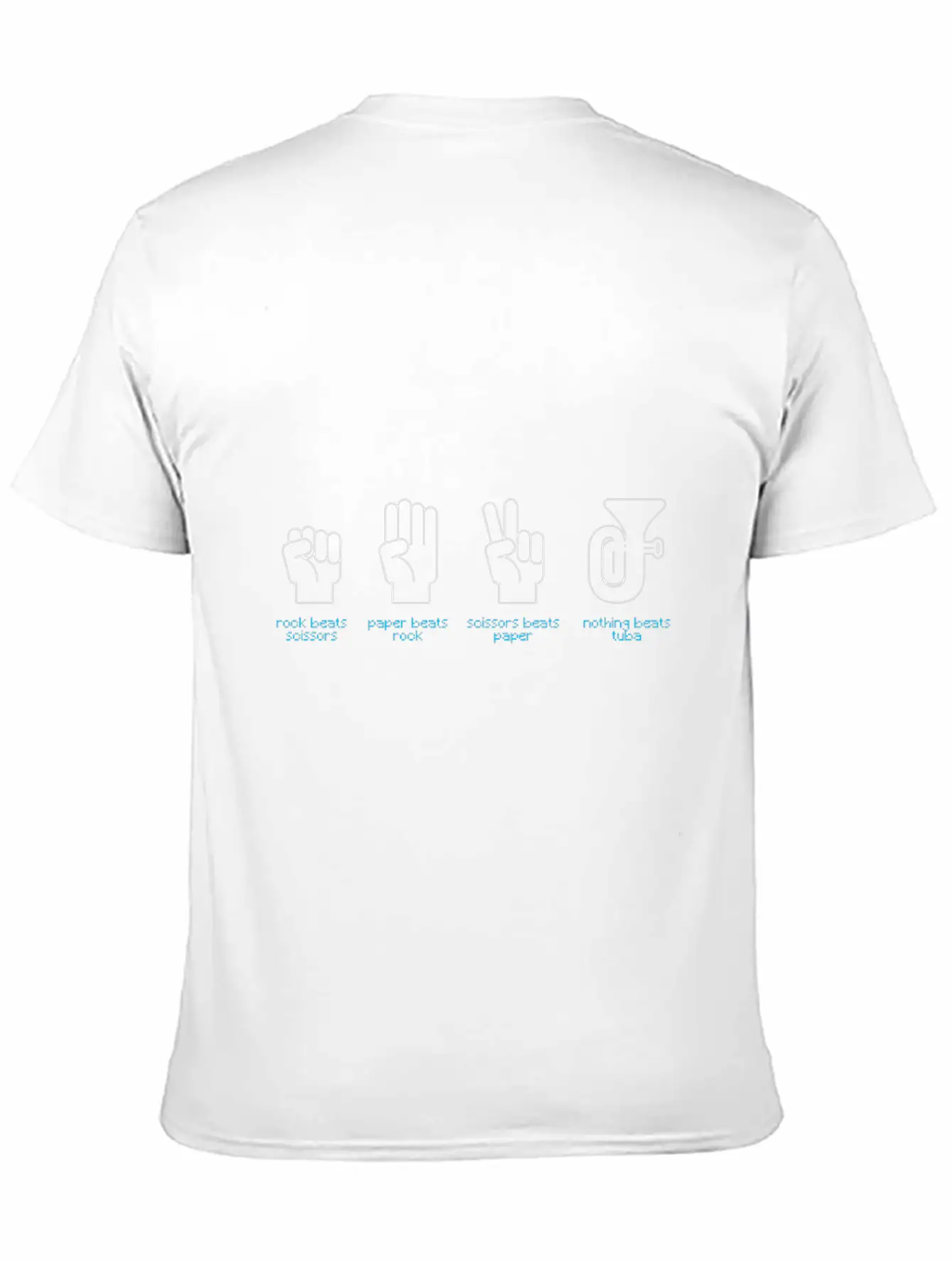 Stone Scissors Paper Tuba Essential Unisex Summer Tee – Soft Cotton Casual Fit