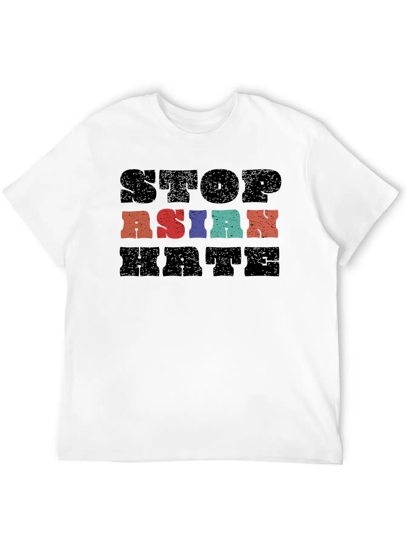 Stop Asian Hate Tee Stop Asian Hate Asian Lives Ma Comfortable Minimalist Graphic Tee – Summer Style Essential