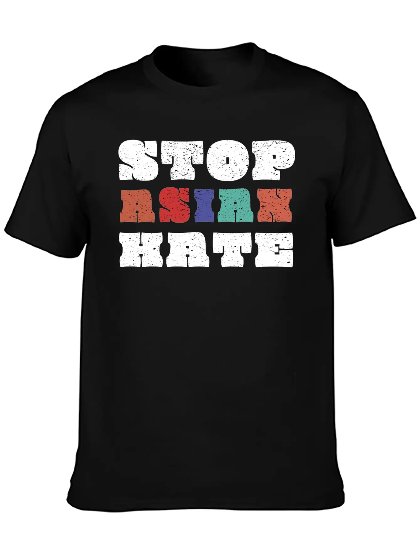 Stop Asian Hate Tee Stop Asian Hate Asian Lives Ma Comfortable Minimalist Graphic Tee – Summer Style Essential