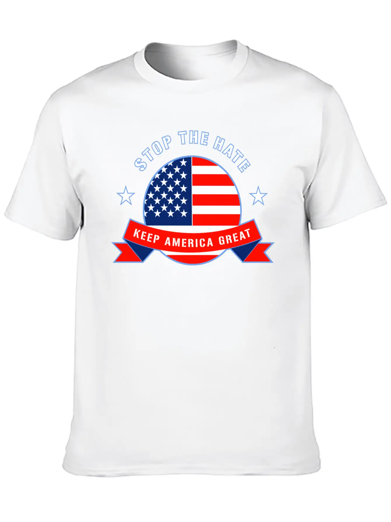 Stop The Hate Stylish Everyday T-Shirt – Unisex Basic Cotton Tee