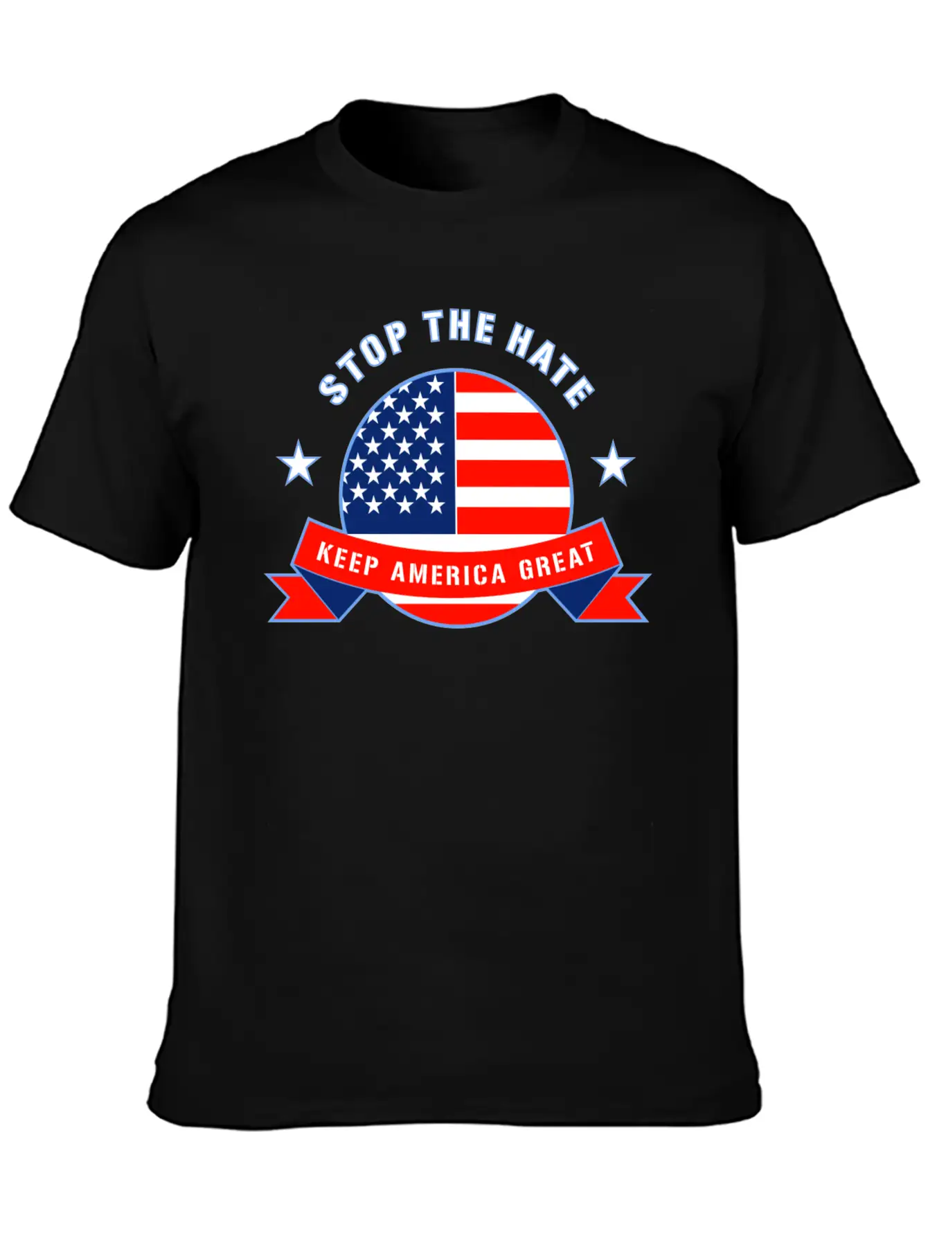 Stop The Hate Stylish Everyday T-Shirt – Unisex Basic Cotton Tee