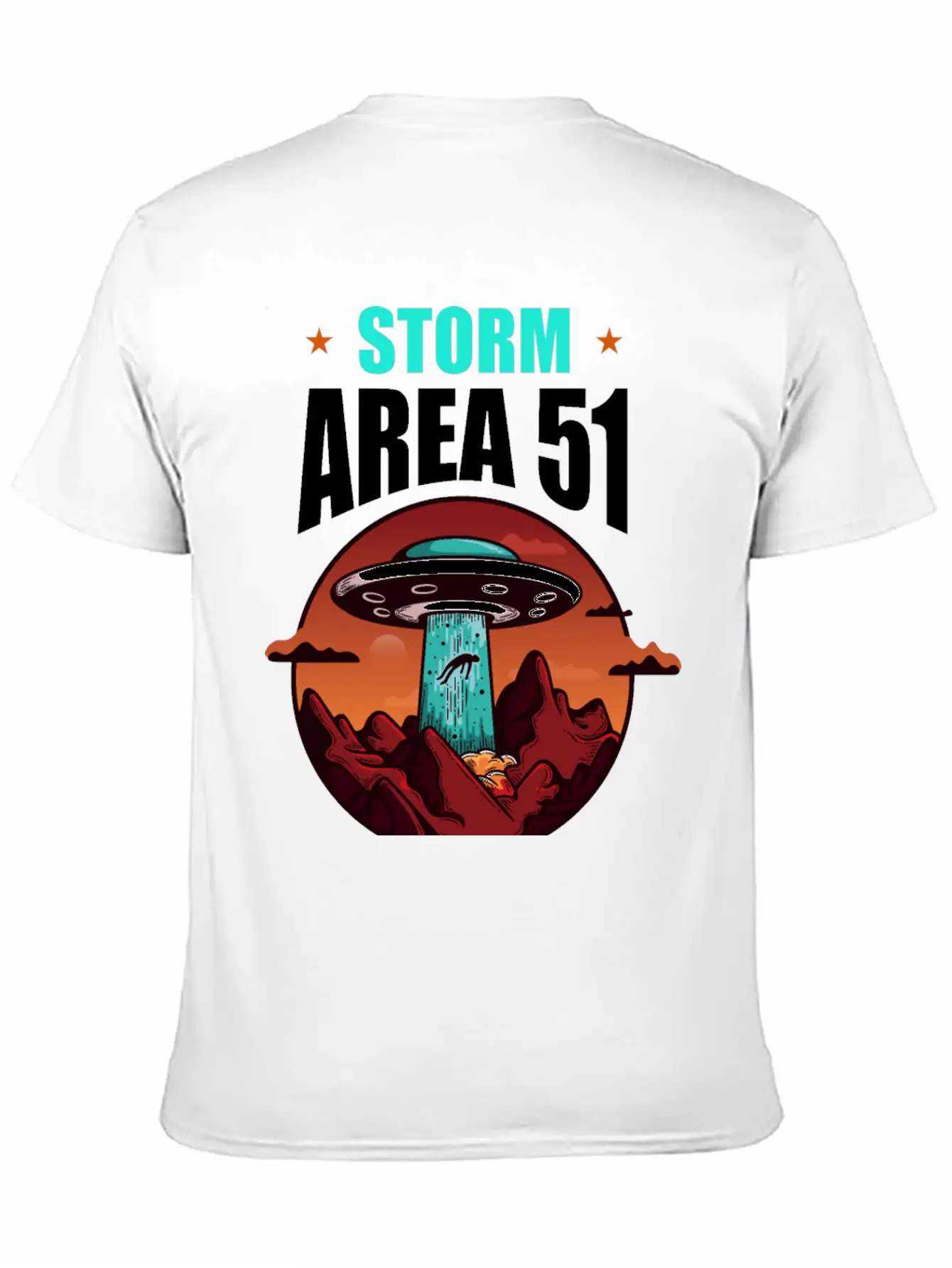 Storm Area 51 Stylish Everyday T-Shirt – Unisex Basic Cotton Tee