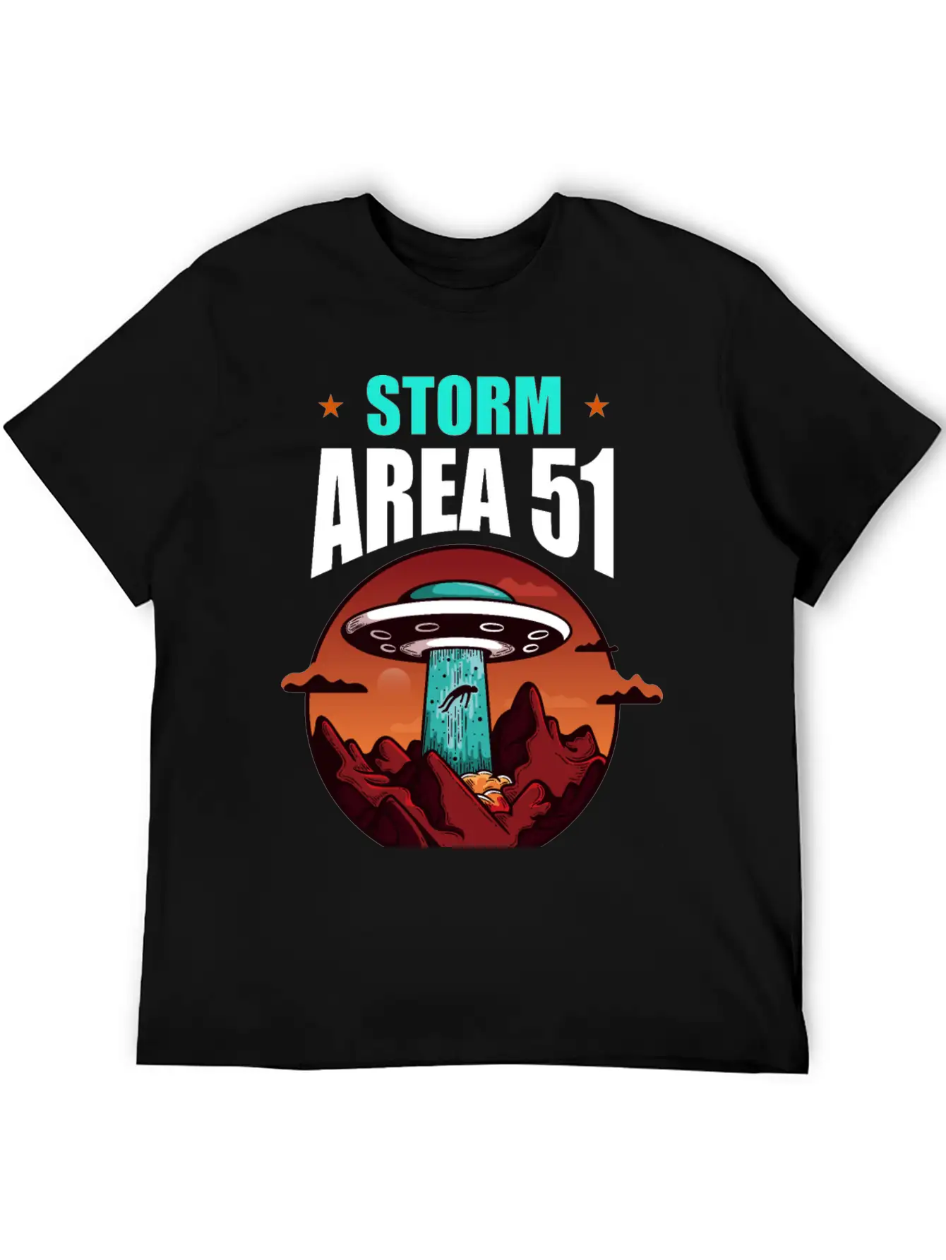 Storm Area 51 Stylish Everyday T-Shirt – Unisex Basic Cotton Tee