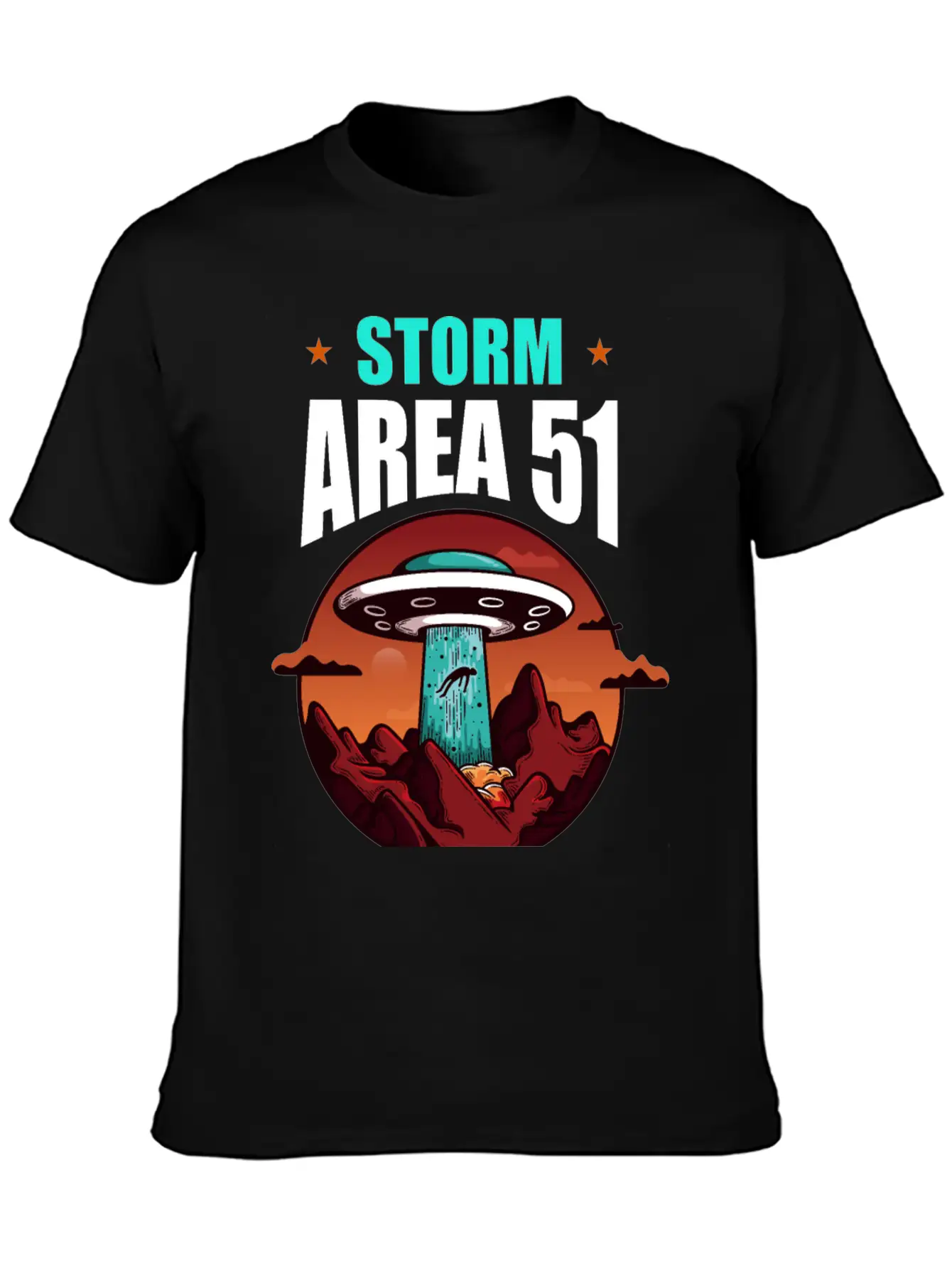 Storm Area 51 Stylish Everyday T-Shirt – Unisex Basic Cotton Tee