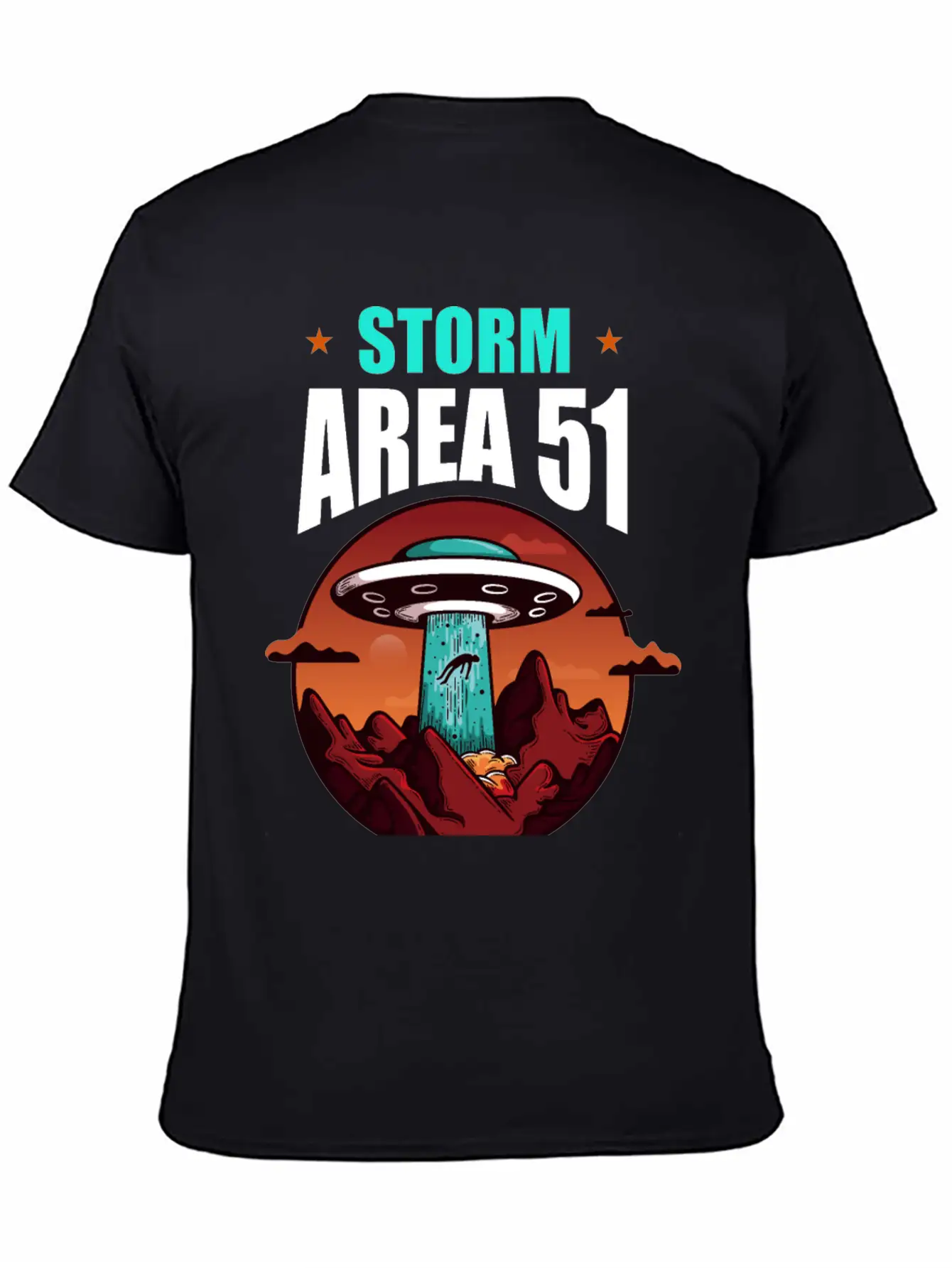Storm Area 51 Stylish Everyday T-Shirt – Unisex Basic Cotton Tee