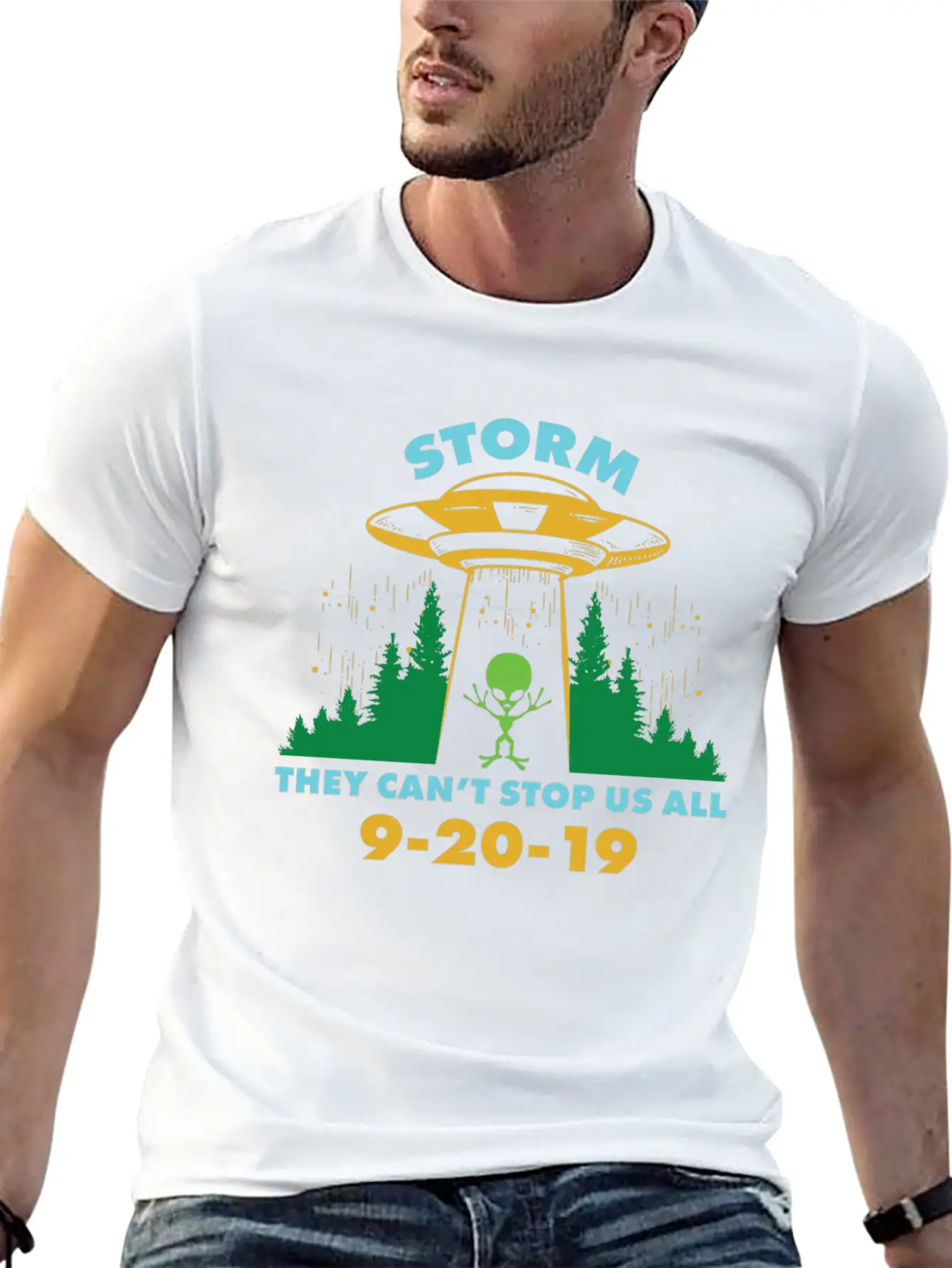 Storm Area They Can't Stop Us All Stylish Everyday T-Shirt – Unisex Basic Cotton Tee