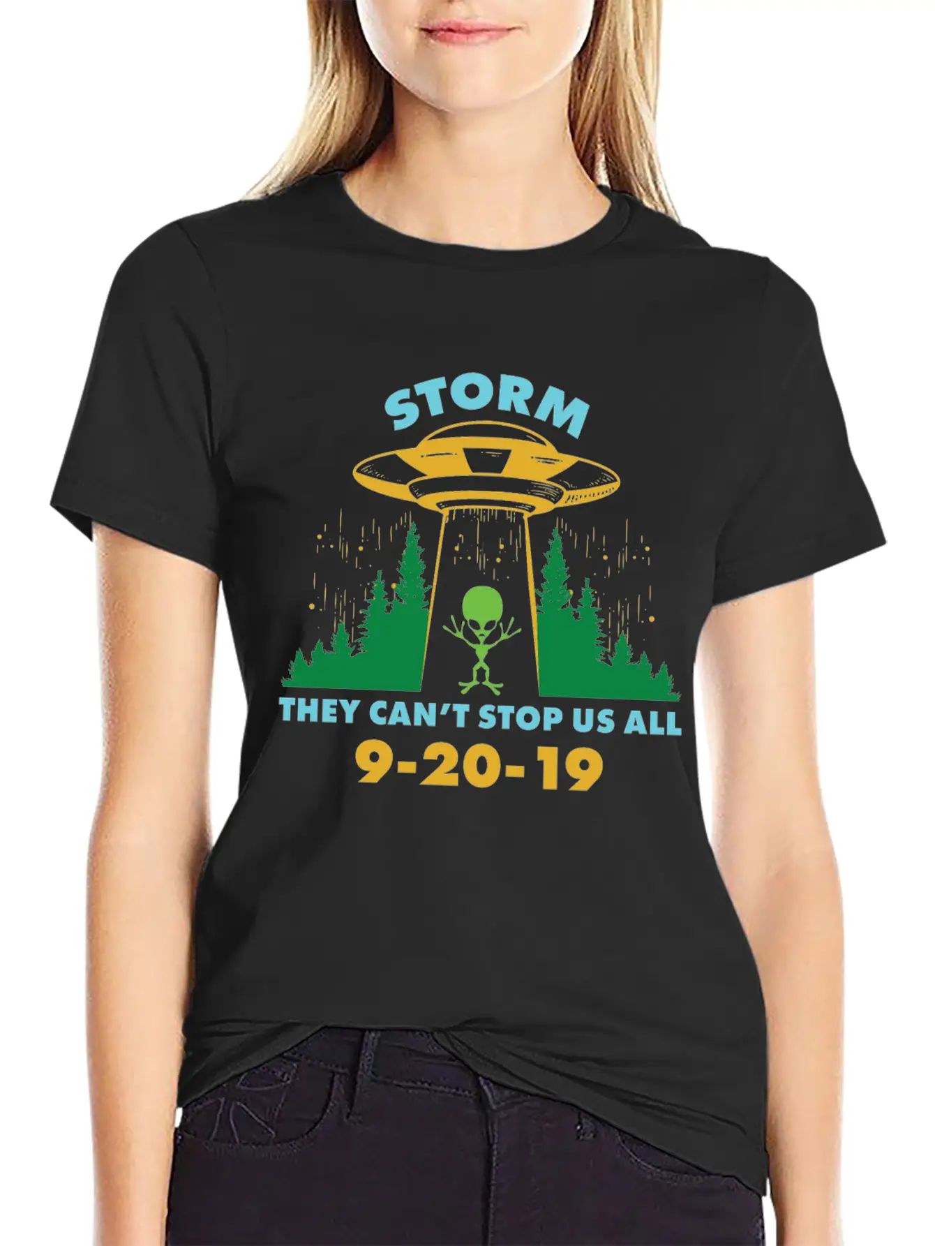 Storm Area They Can't Stop Us All Stylish Everyday T-Shirt – Unisex Basic Cotton Tee