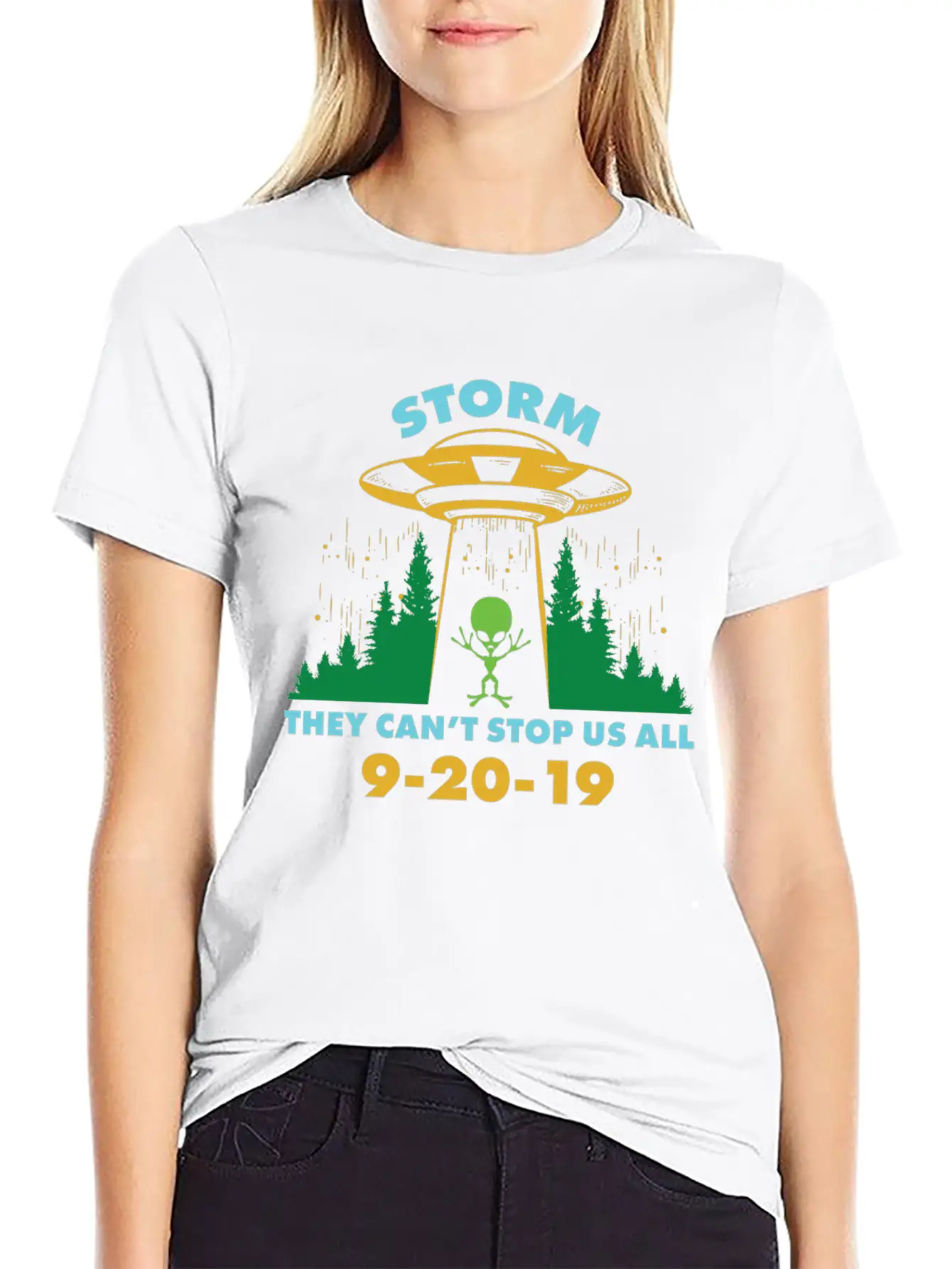 Storm Area They Can't Stop Us All Stylish Everyday T-Shirt – Unisex Basic Cotton Tee
