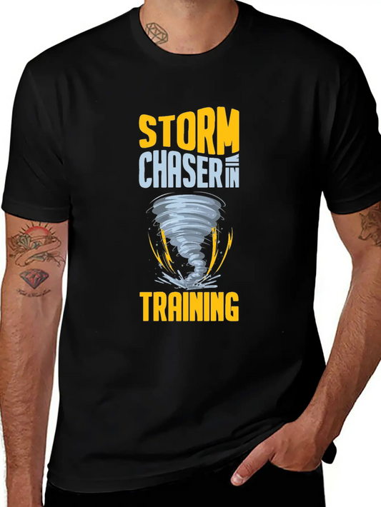 Storm Chaser Funny Tornado Twister Weather Hunter Stylish Everyday T-Shirt – Unisex Basic Cotton Tee