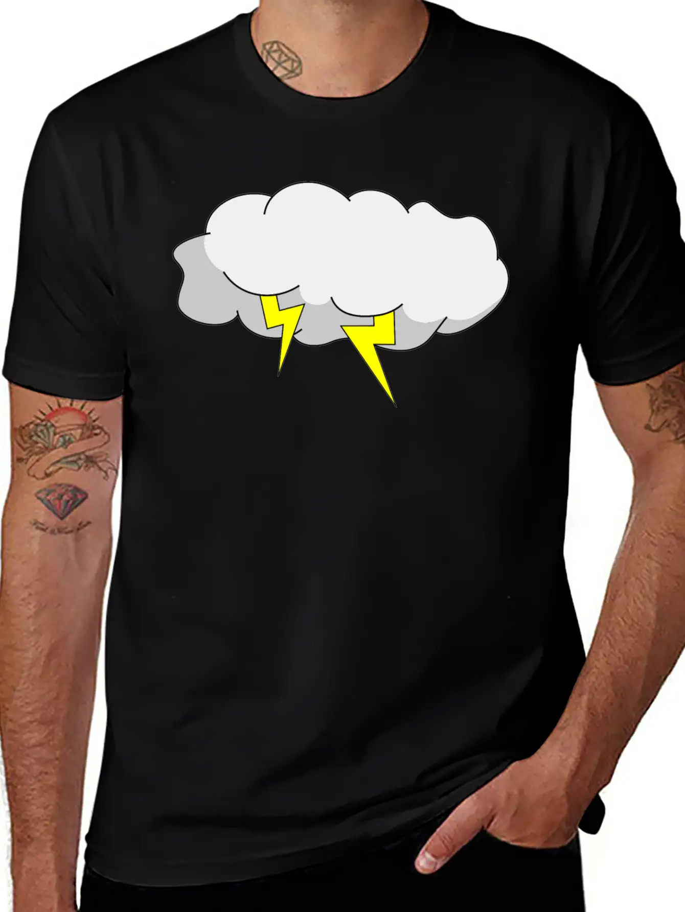 Storm Cloud Basic Graphic T-Shirt – Daily Comfort In Soft Cotton