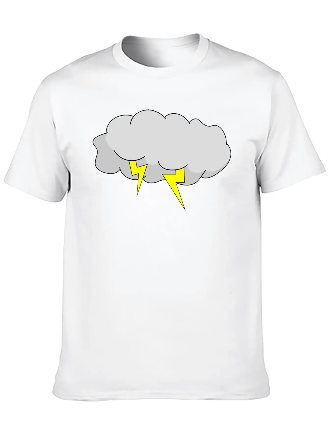 Storm Cloud Basic Graphic T-Shirt – Daily Comfort In Soft Cotton