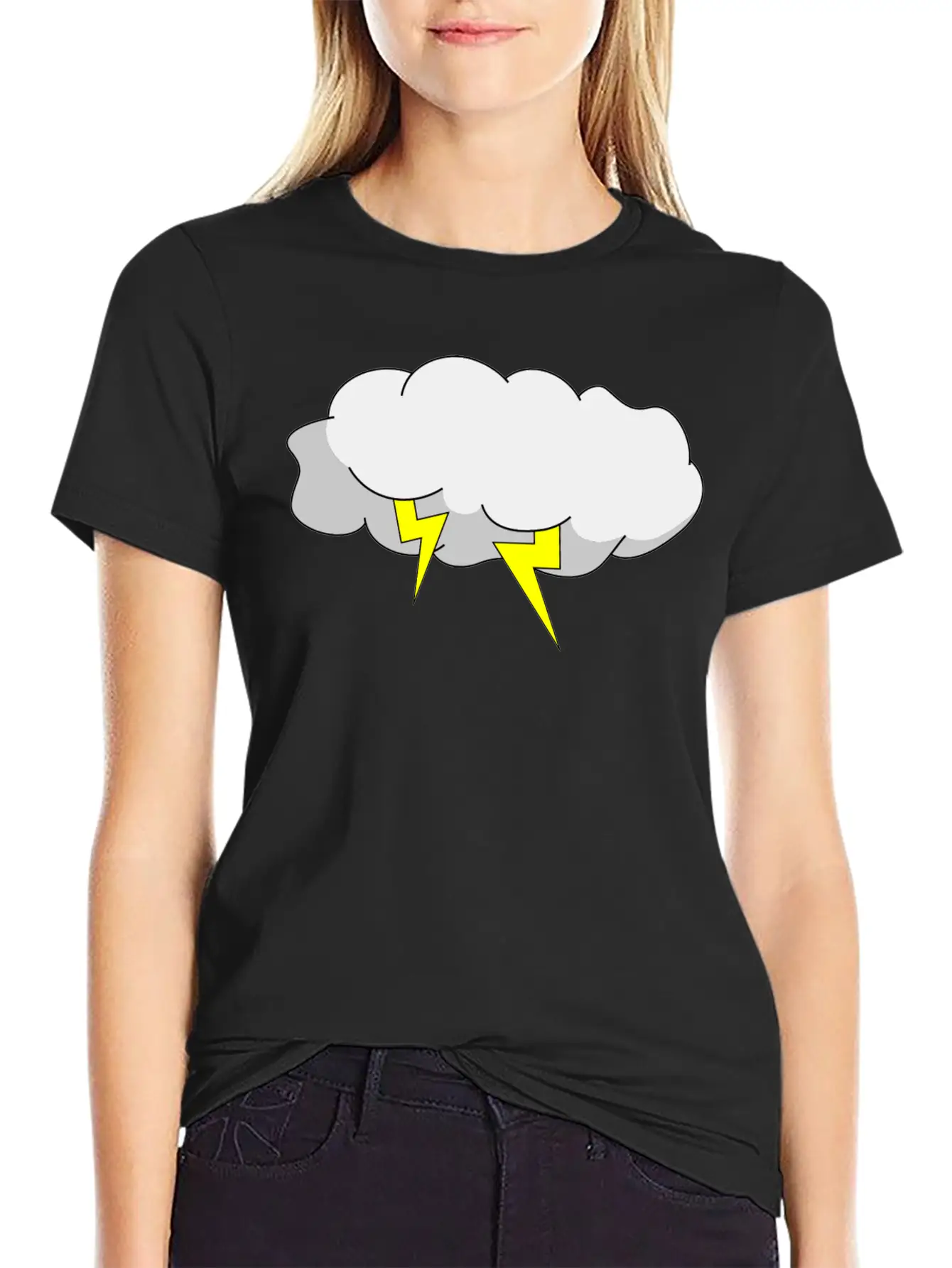 Storm Cloud Basic Graphic T-Shirt – Daily Comfort In Soft Cotton