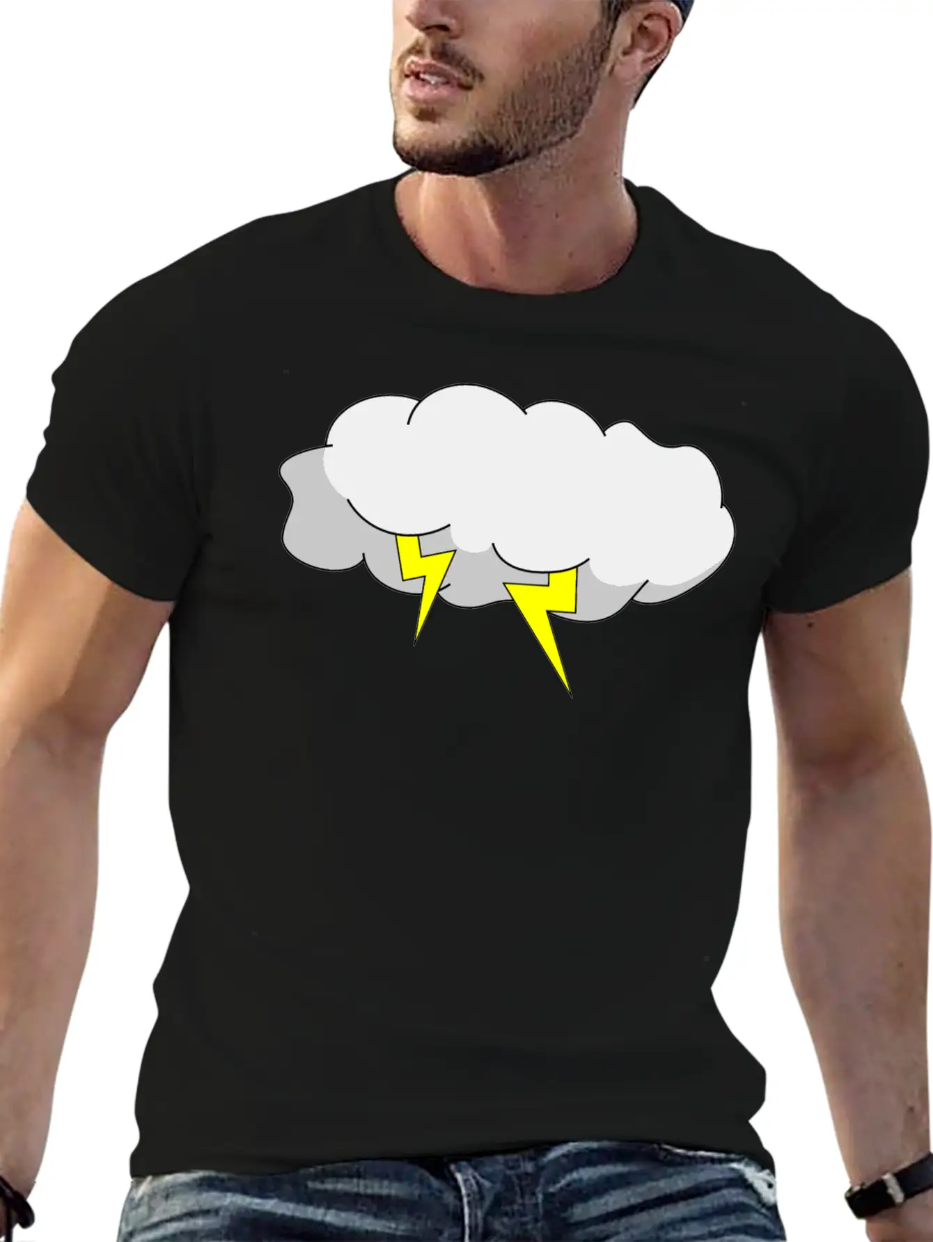 Storm Cloud Basic Graphic T-Shirt – Daily Comfort In Soft Cotton