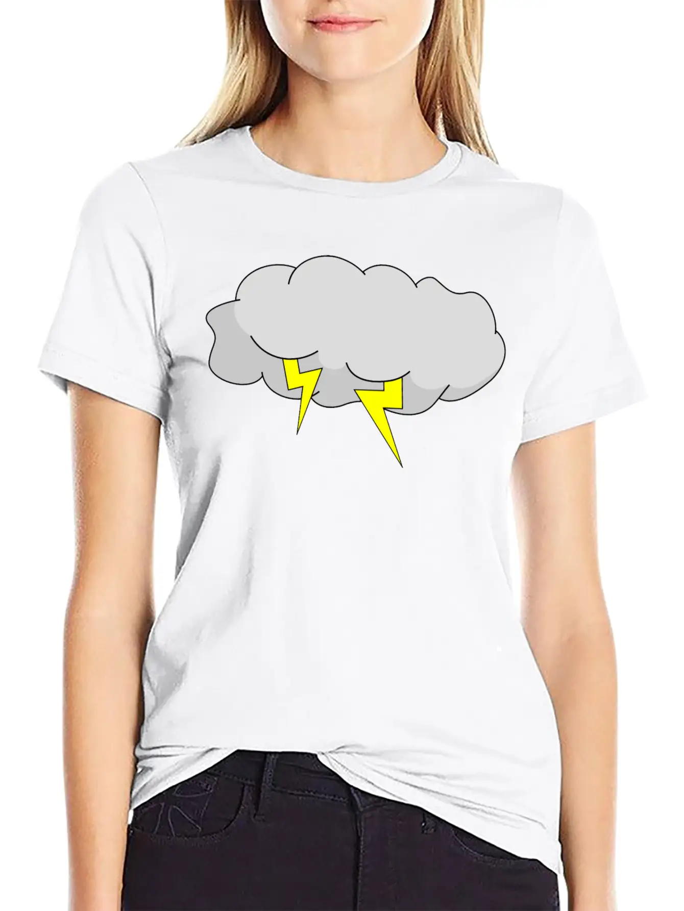 Storm Cloud Basic Graphic T-Shirt – Daily Comfort In Soft Cotton