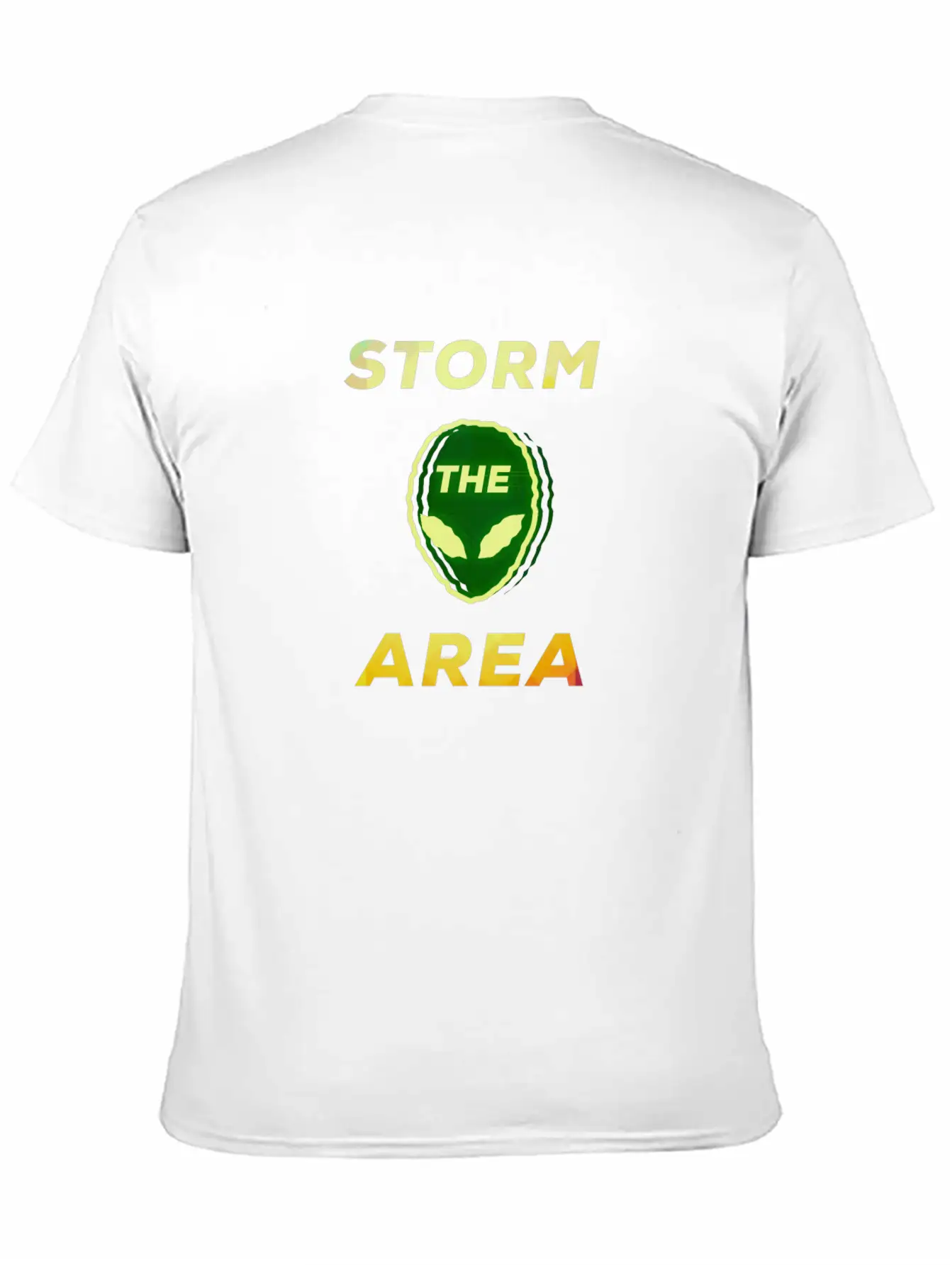 Storm The Area Alien UFO Space Giftidea Basic Graphic T-Shirt – Daily Comfort In Soft Cotton