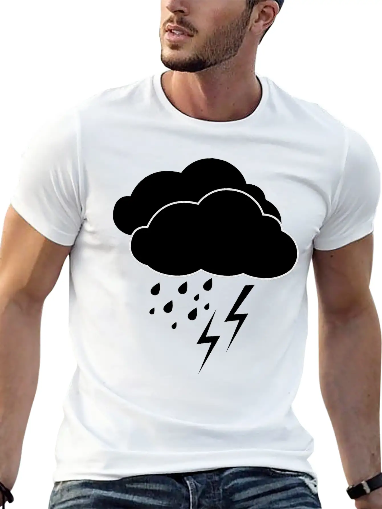 Storm Unisex Short Sleeve Soft Cotton T-Shirt – Casual Everyday Wear