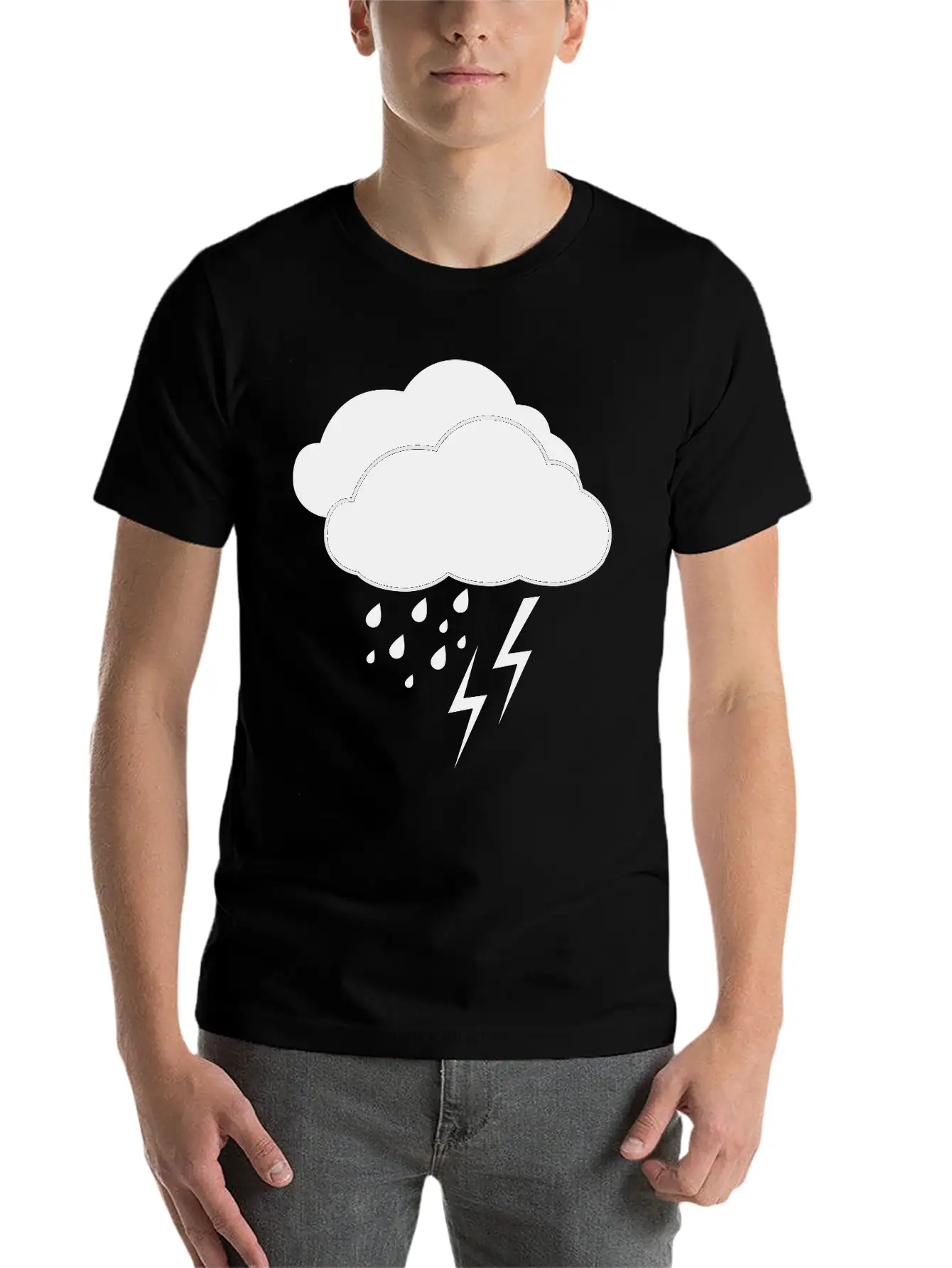 Storm Unisex Short Sleeve Soft Cotton T-Shirt – Casual Everyday Wear