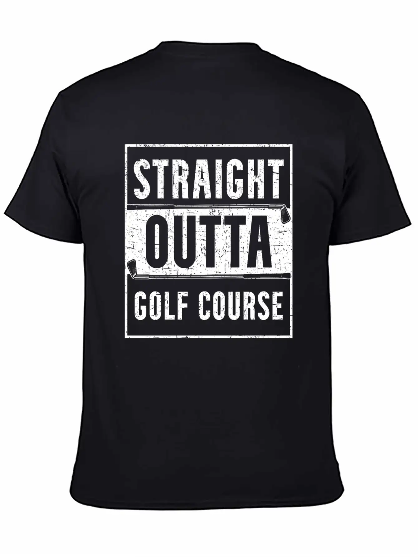 Straight Outta Golf Course Golfer Golfing Golfing Essential Unisex Summer Tee – Soft Cotton Casual Fit