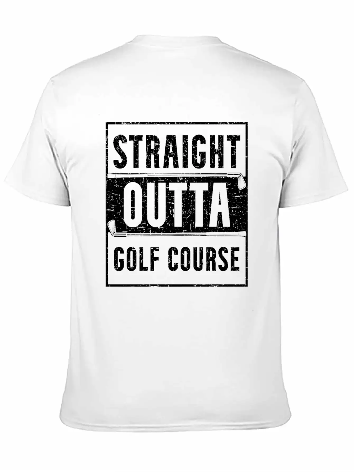 Straight Outta Golf Course Golfer Golfing Golfing Essential Unisex Summer Tee – Soft Cotton Casual Fit