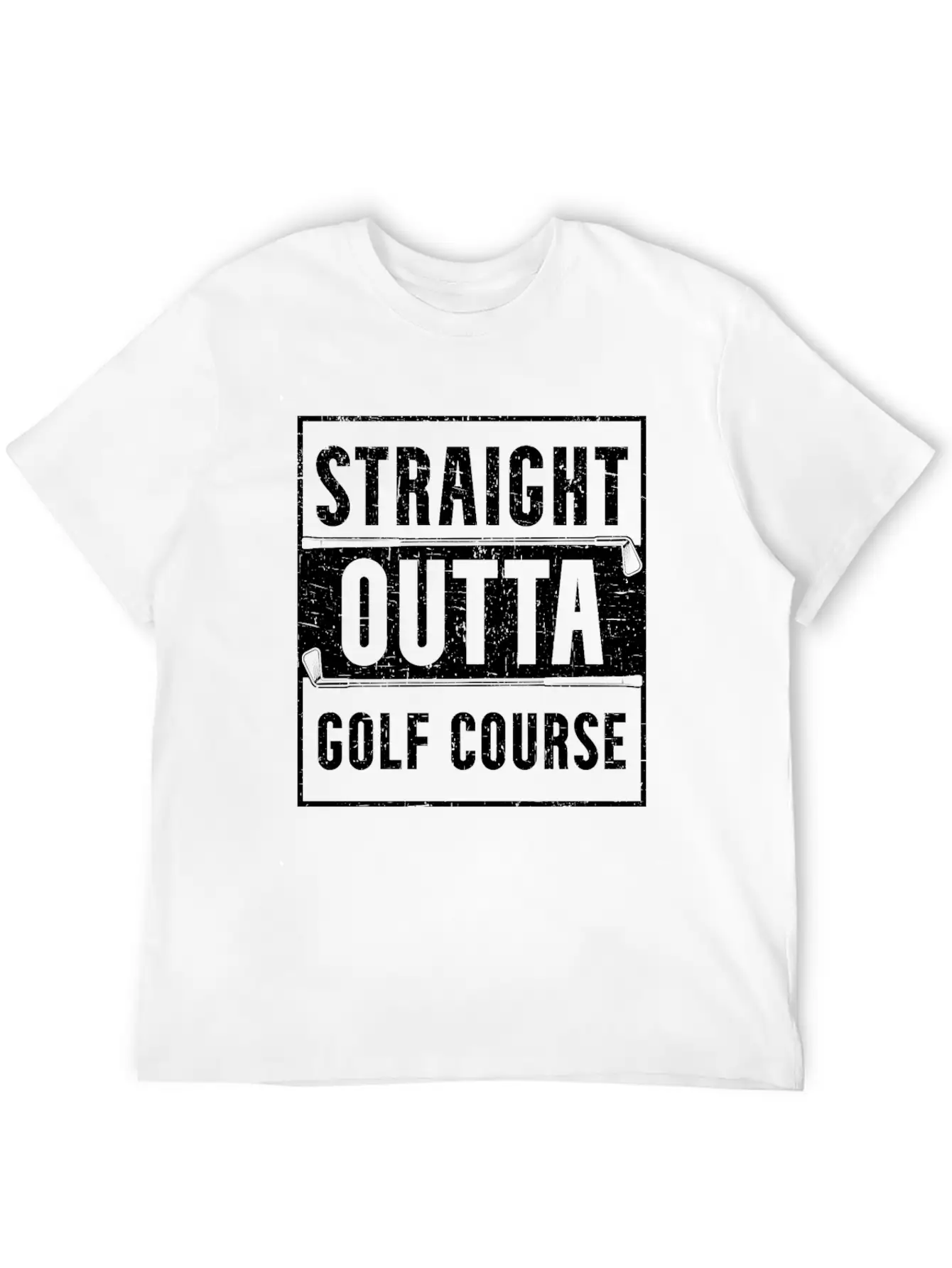 Straight Outta Golf Course Golfer Golfing Golfing Essential Unisex Summer Tee – Soft Cotton Casual Fit