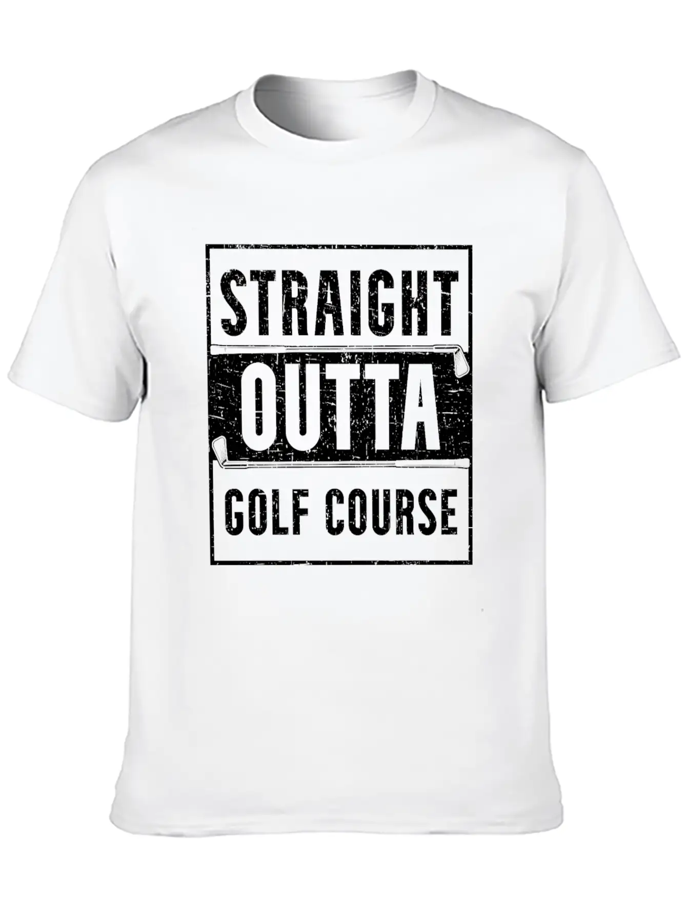 Straight Outta Golf Course Golfer Golfing Golfing Essential Unisex Summer Tee – Soft Cotton Casual Fit