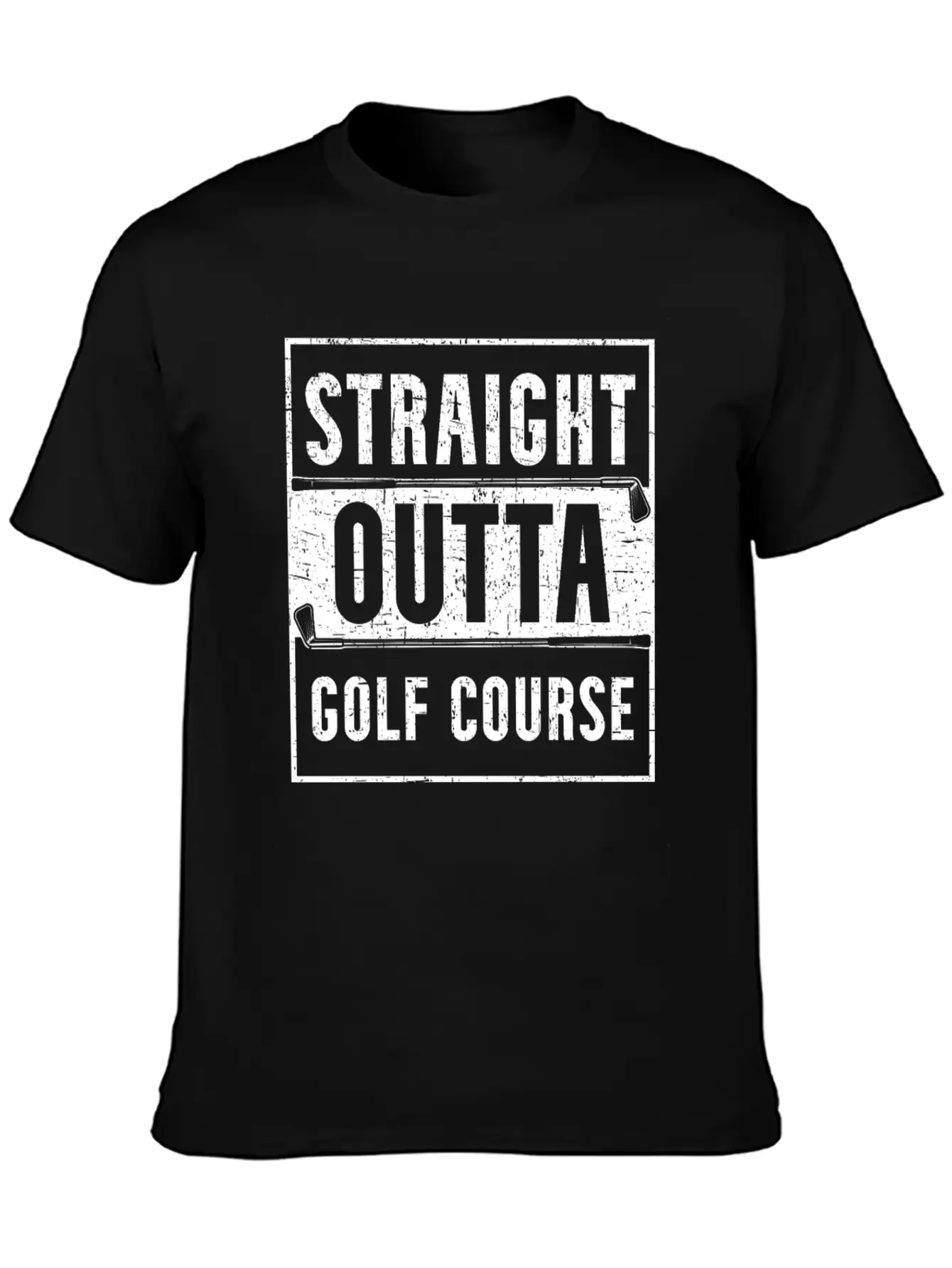 Straight Outta Golf Course Golfer Golfing Golfing Essential Unisex Summer Tee – Soft Cotton Casual Fit