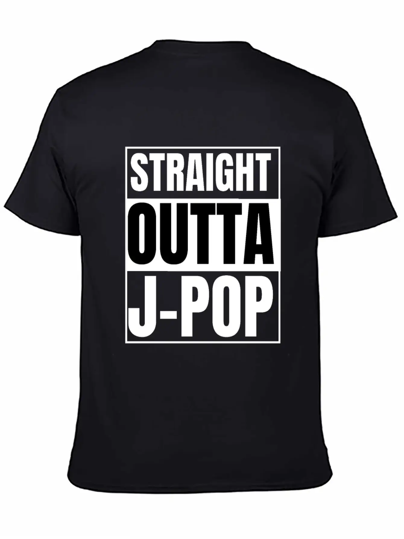 Straight Outta J-pop : J-pop Merch : J-pop Gifts Stylish Everyday T-Shirt – Unisex Basic Cotton Tee