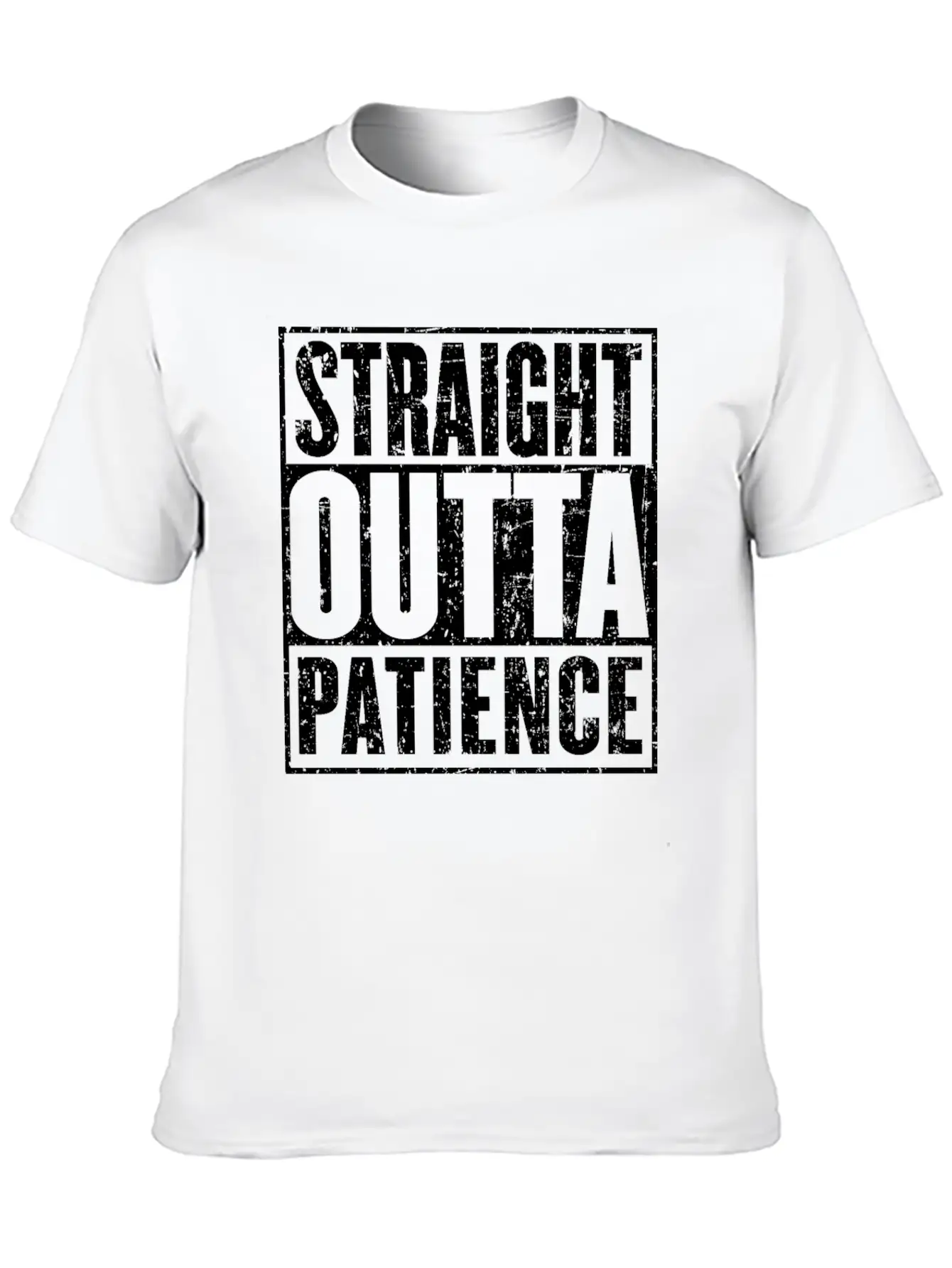 Straight Outta Patience Recovery Get Well Timeless Short Sleeve Tee – Comfy And Minimalist Design