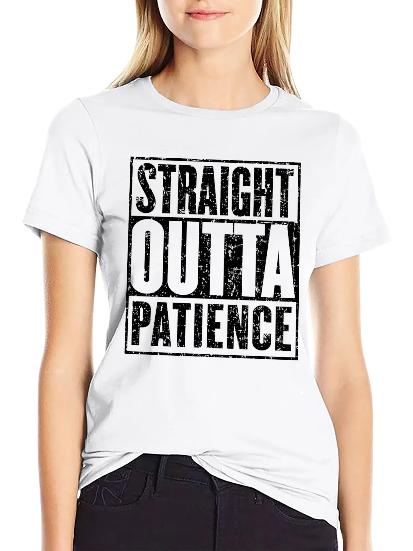 Straight Outta Patience Recovery Get Well Timeless Short Sleeve Tee – Comfy And Minimalist Design